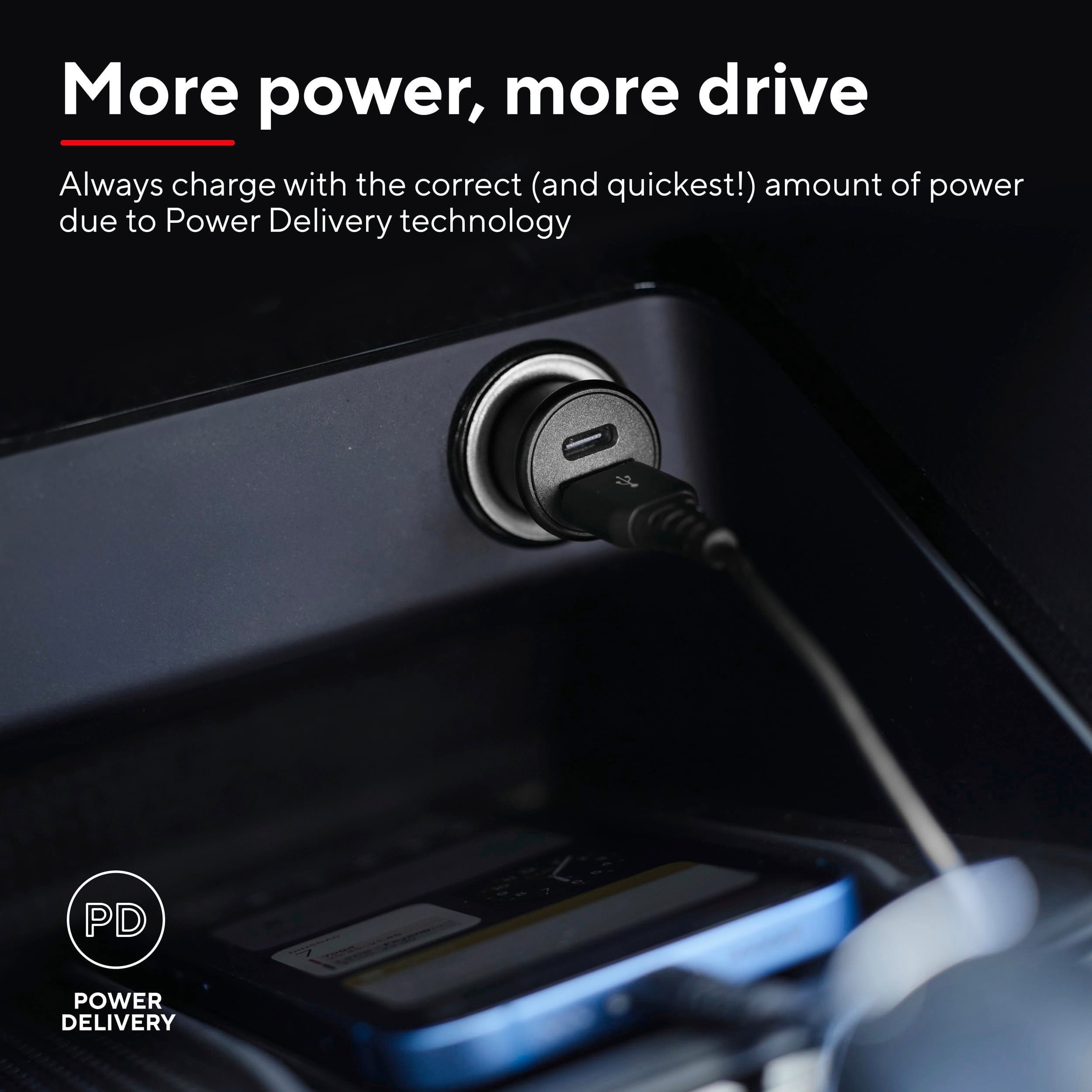 TRUST Chargeur voiture MAXO 38W 1x USB-A & 1x USB-C