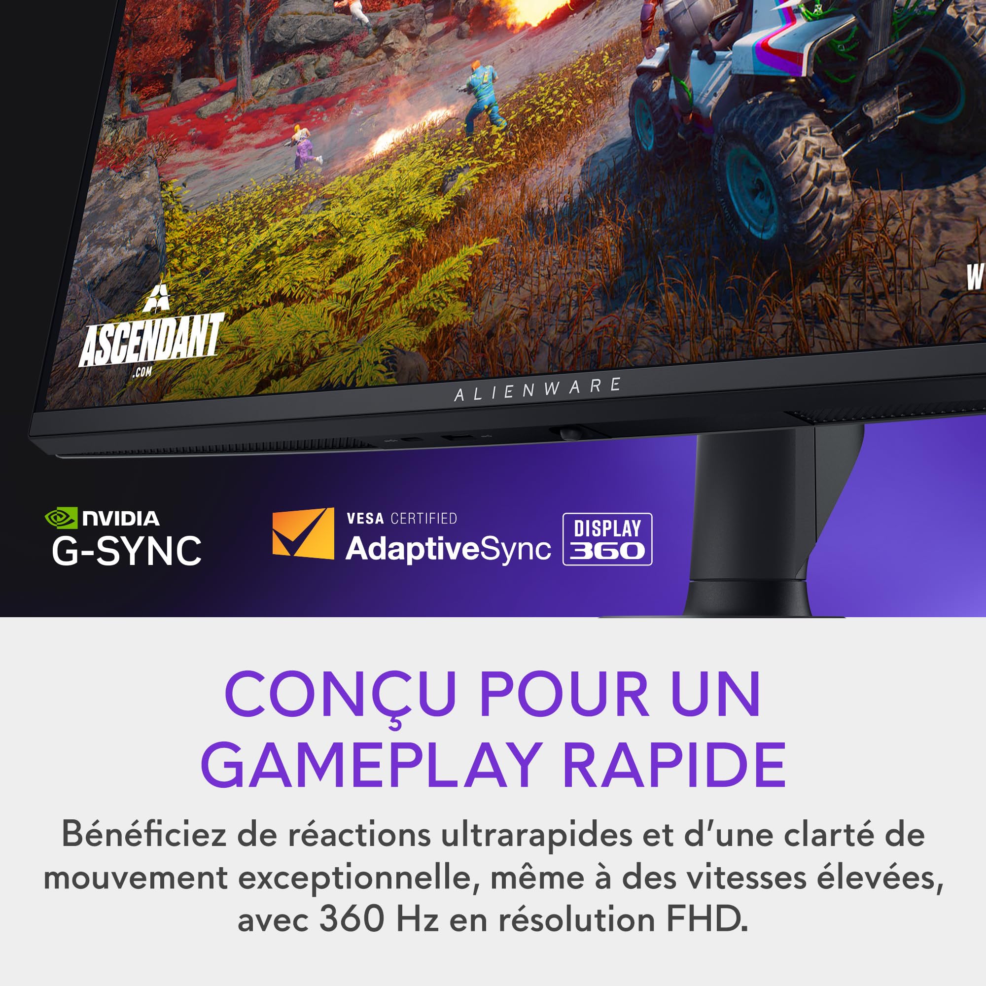 Alienware 27" AW2725QF 360Hz UHD Mon