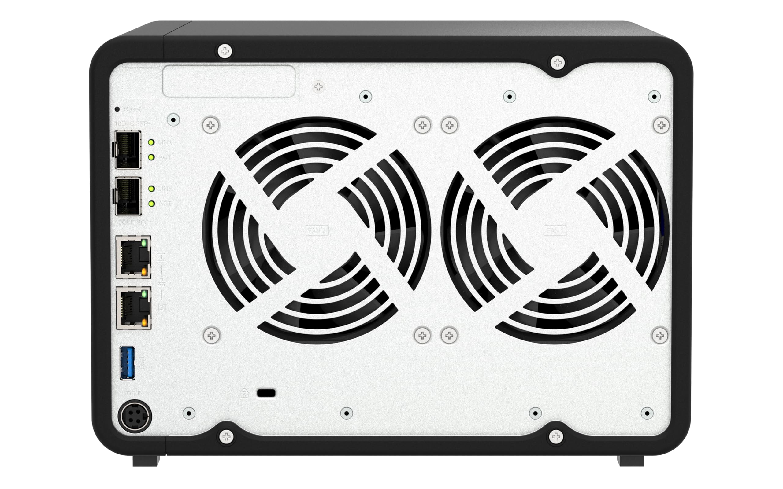 QNAP TS-632X-4G 6-bay NAS AL524 2.0GHz Quad Core 4Go DDR4 SODIMM Max. 16Go 2x10GbE SFP+