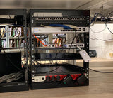 LINDY Cat.6 Patchpanel 24p STP 1U black