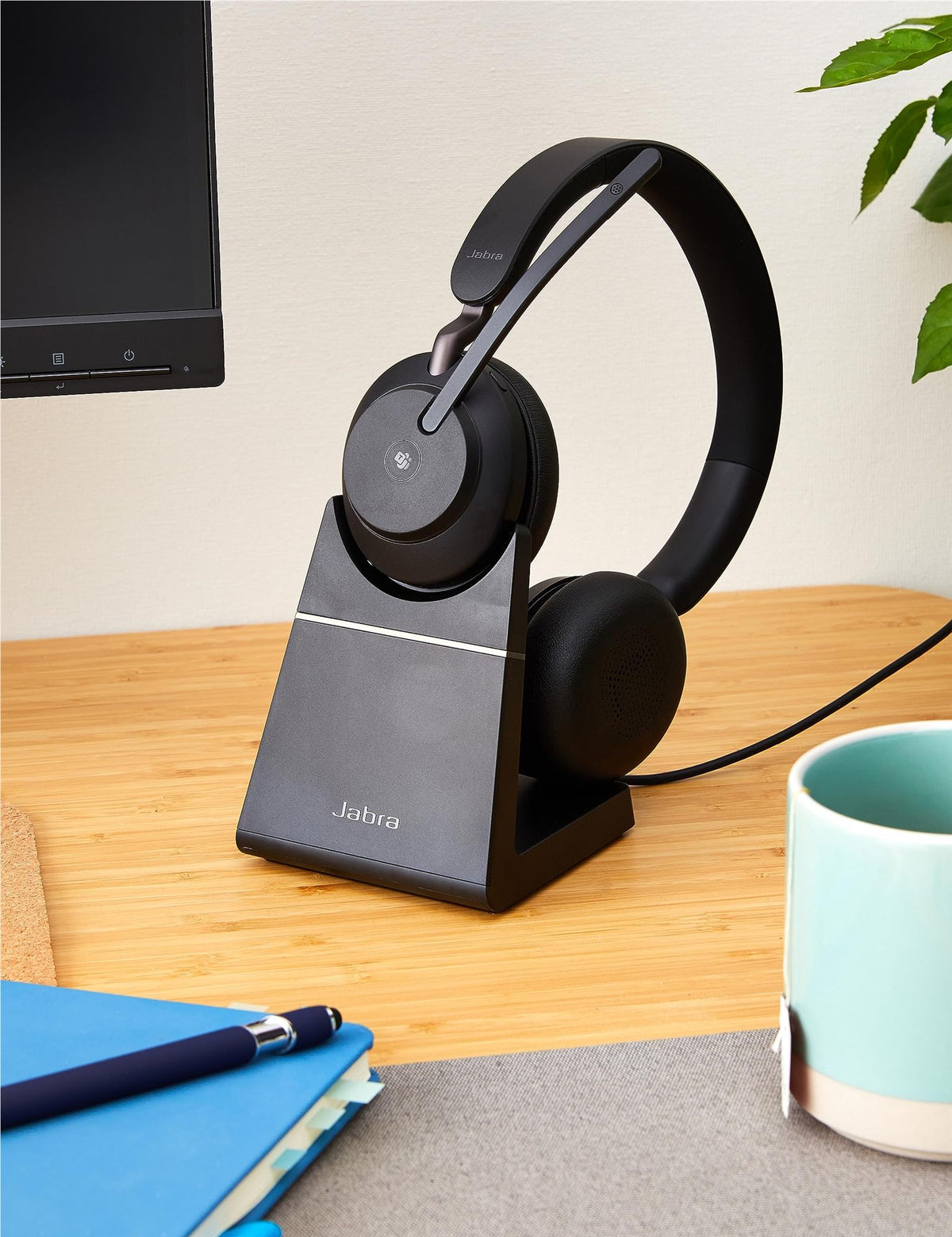 Jabra Evolve2 65 HS+Stand MS Stereo Blak