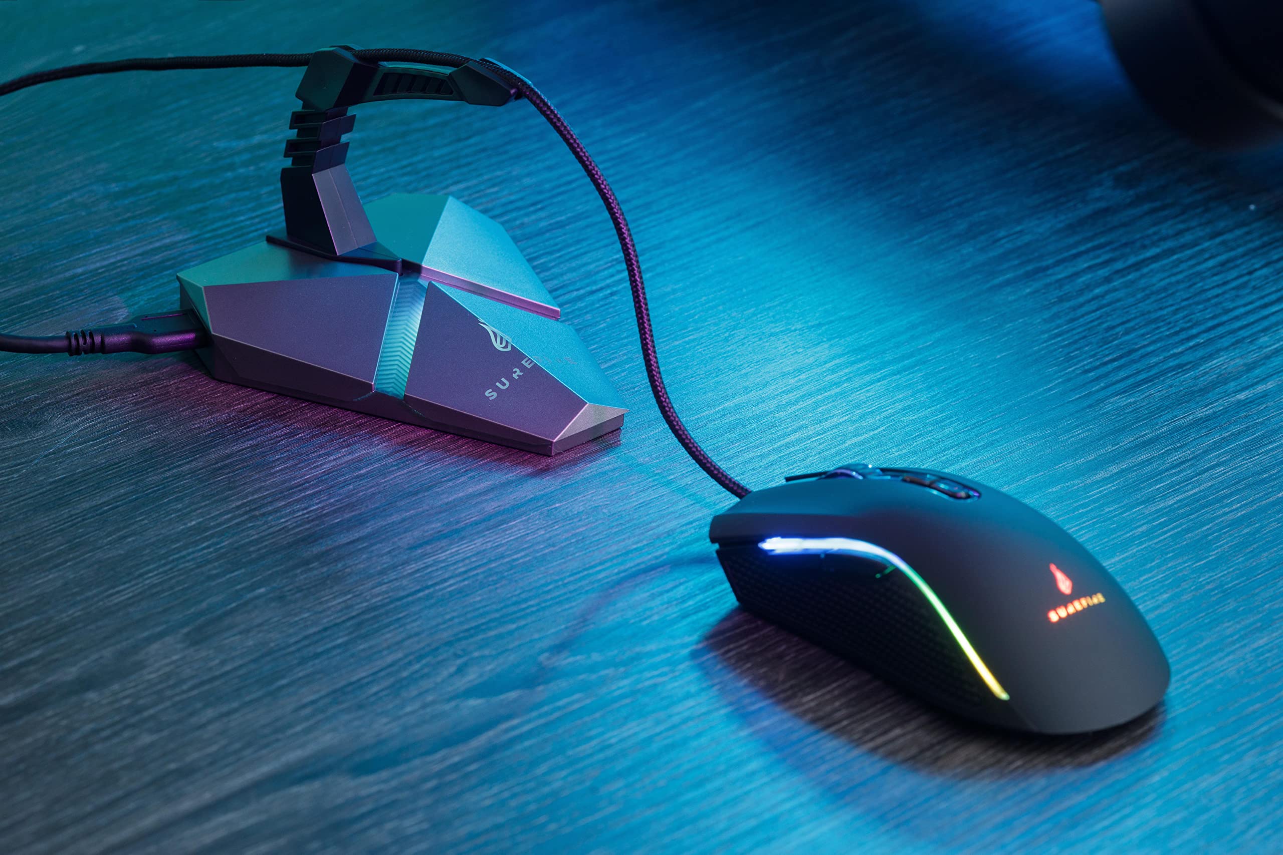 VERBATIM SUREFIRE AXIS GAMING MOUSE BUNGEE HUB WCF (P)