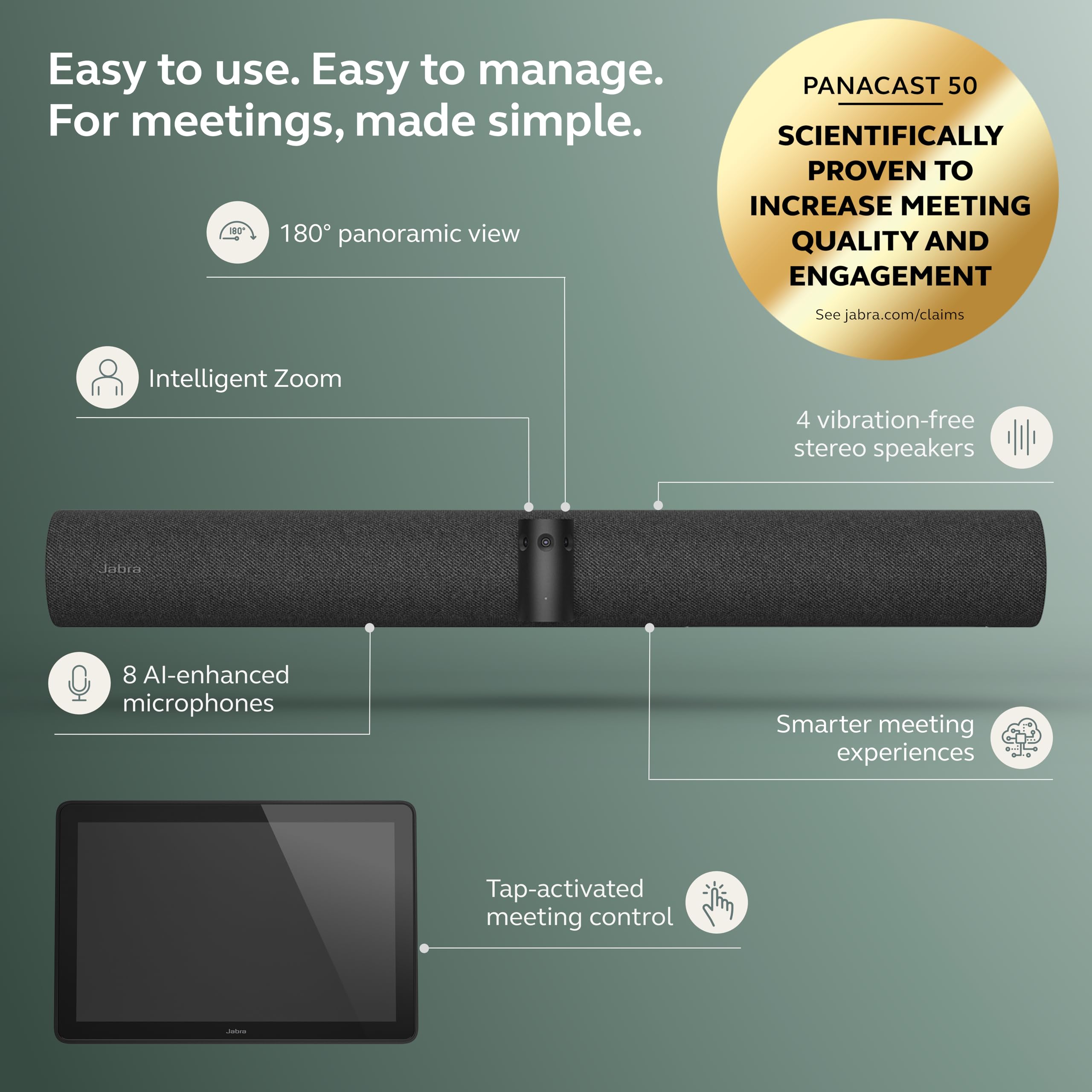 PanaCast 50 Video Bar System UC