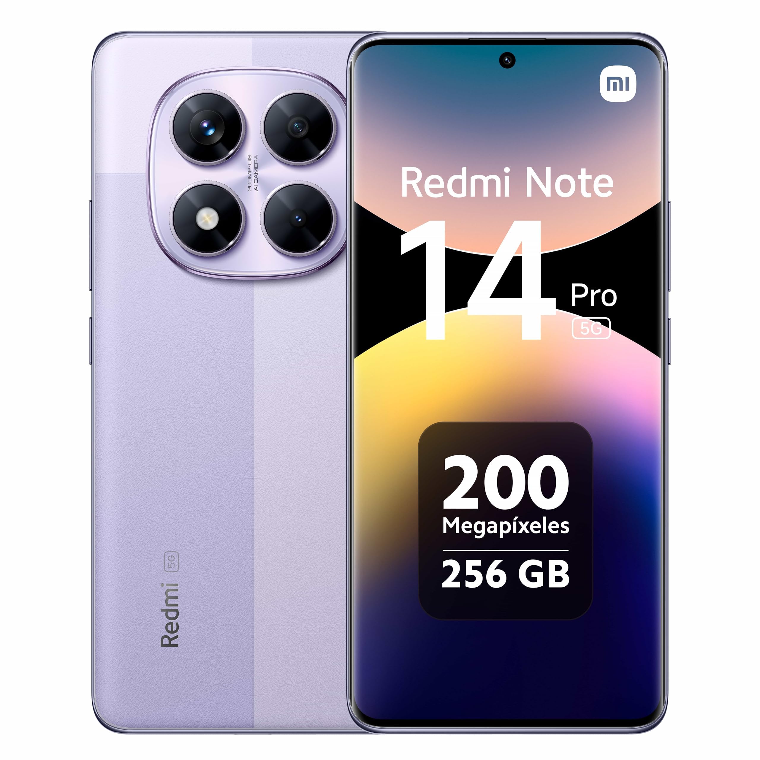 Xiaomi Redmi Note 14 Pro 5G (Double Sim - 6.67", 256 Go, 8 Go RAM) Violet