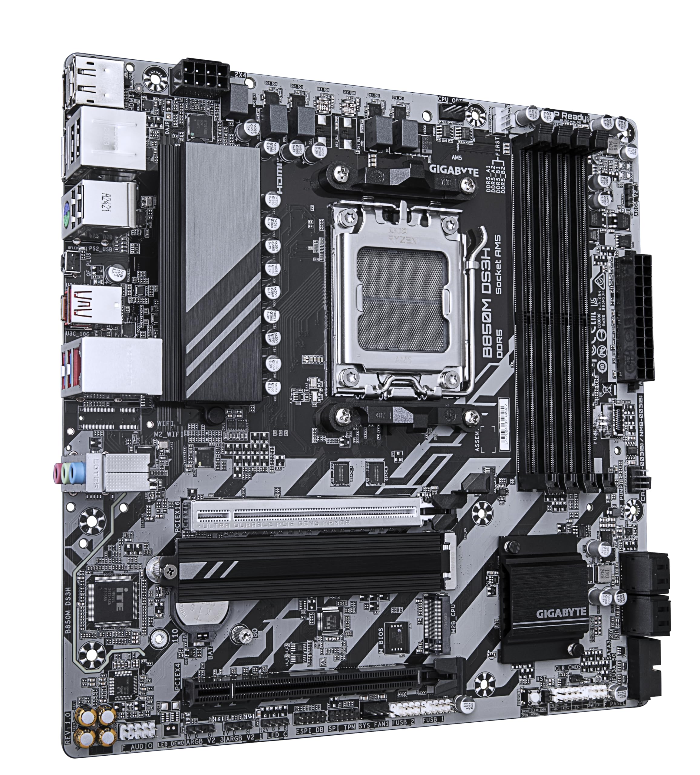 GIGABYTE B850M DS3H carte mere AMD B850 Emplacement AM5 micro ATX