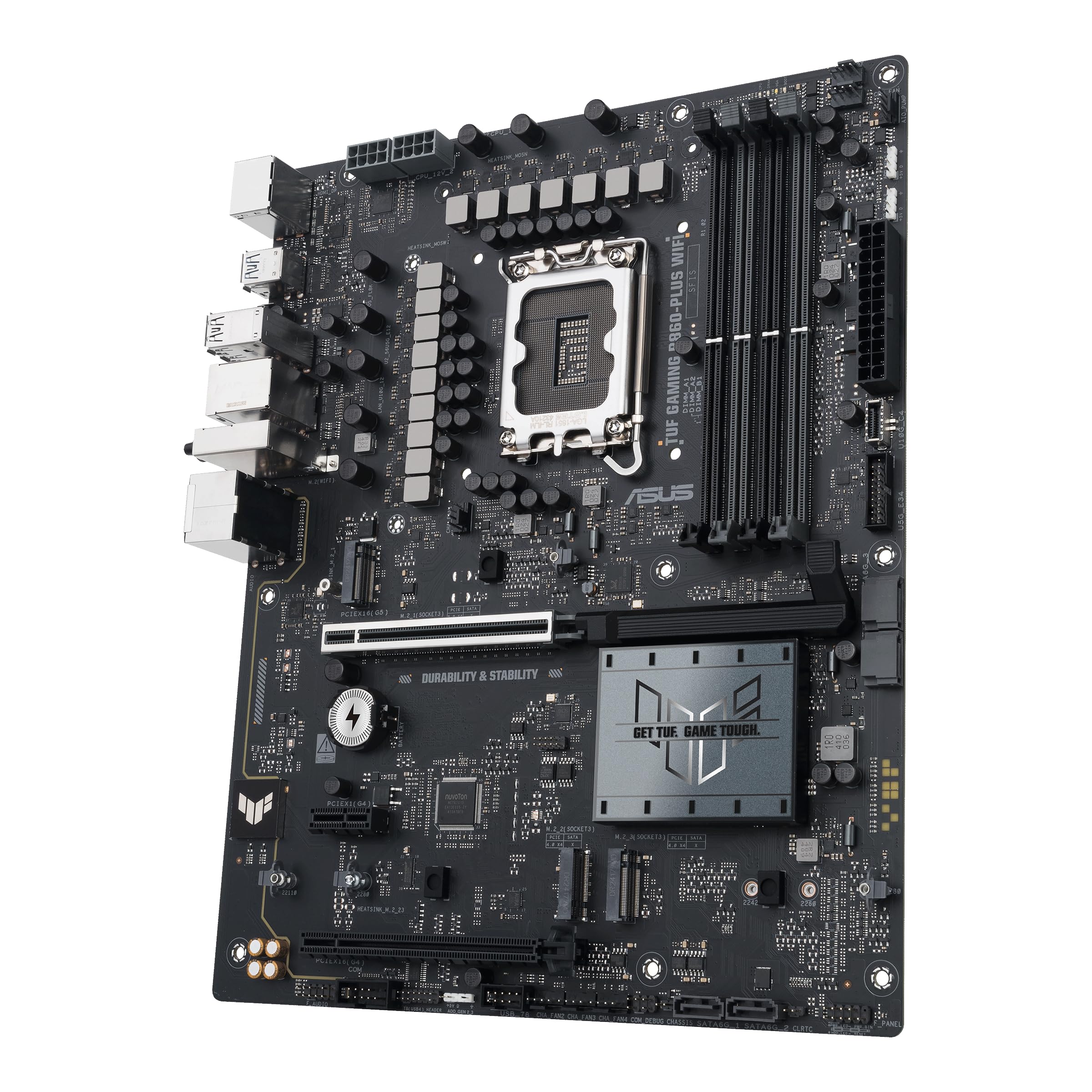 ASUS TUF GAMING B860-PLUS WIFI LGA1851 DDR5 ATX MB DDR5 1xHDMI 1xDP 3xM.2 4xSATA