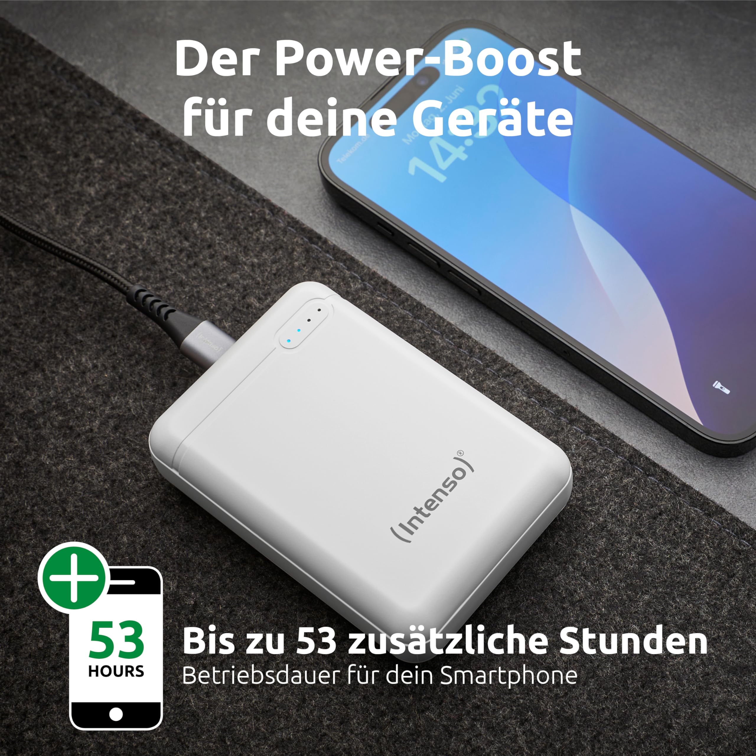 INTENSO PowerBank XS10000 USB / Type-C -10000 mAh blanc