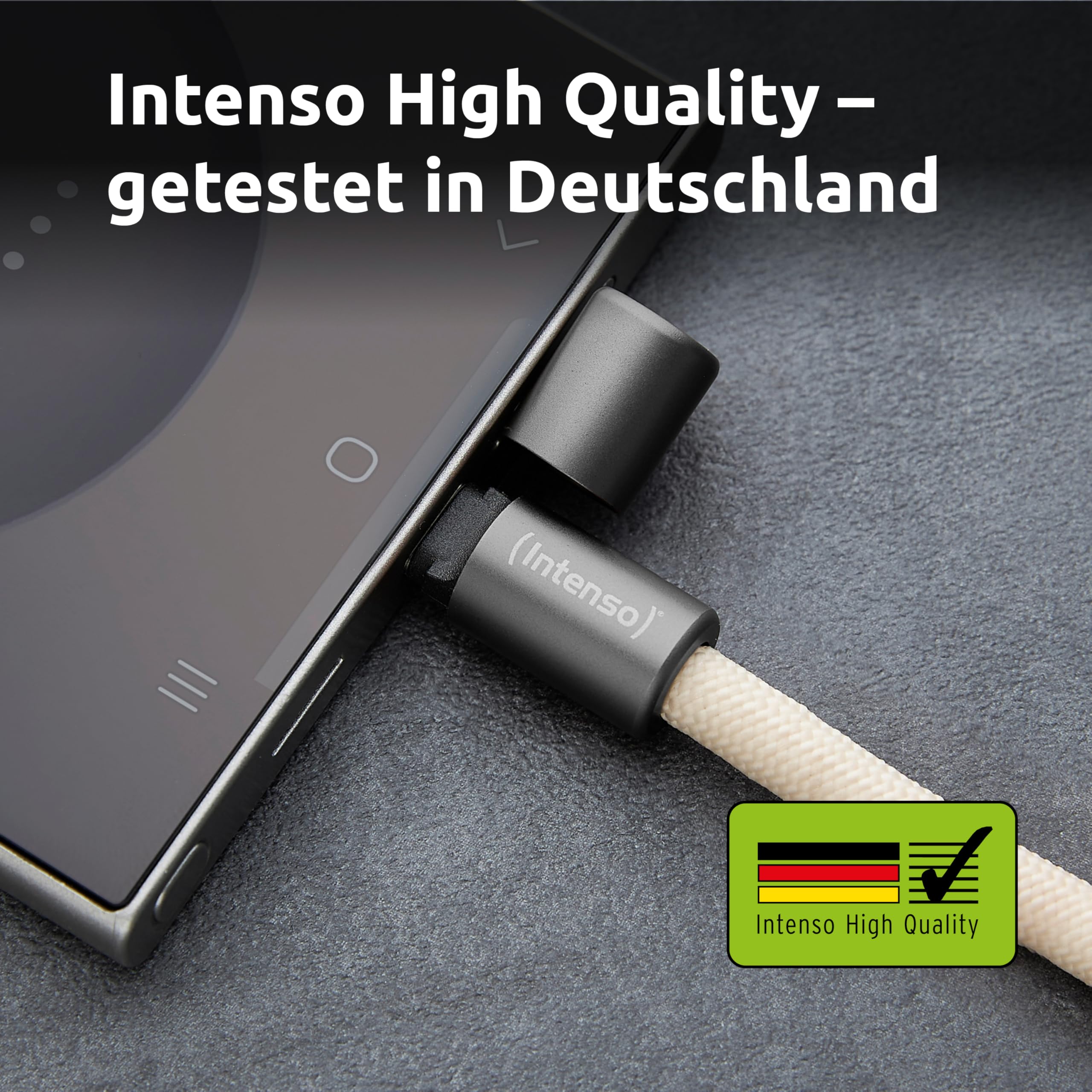 INTENSO Lanière de chargement pour téléphone portable beige