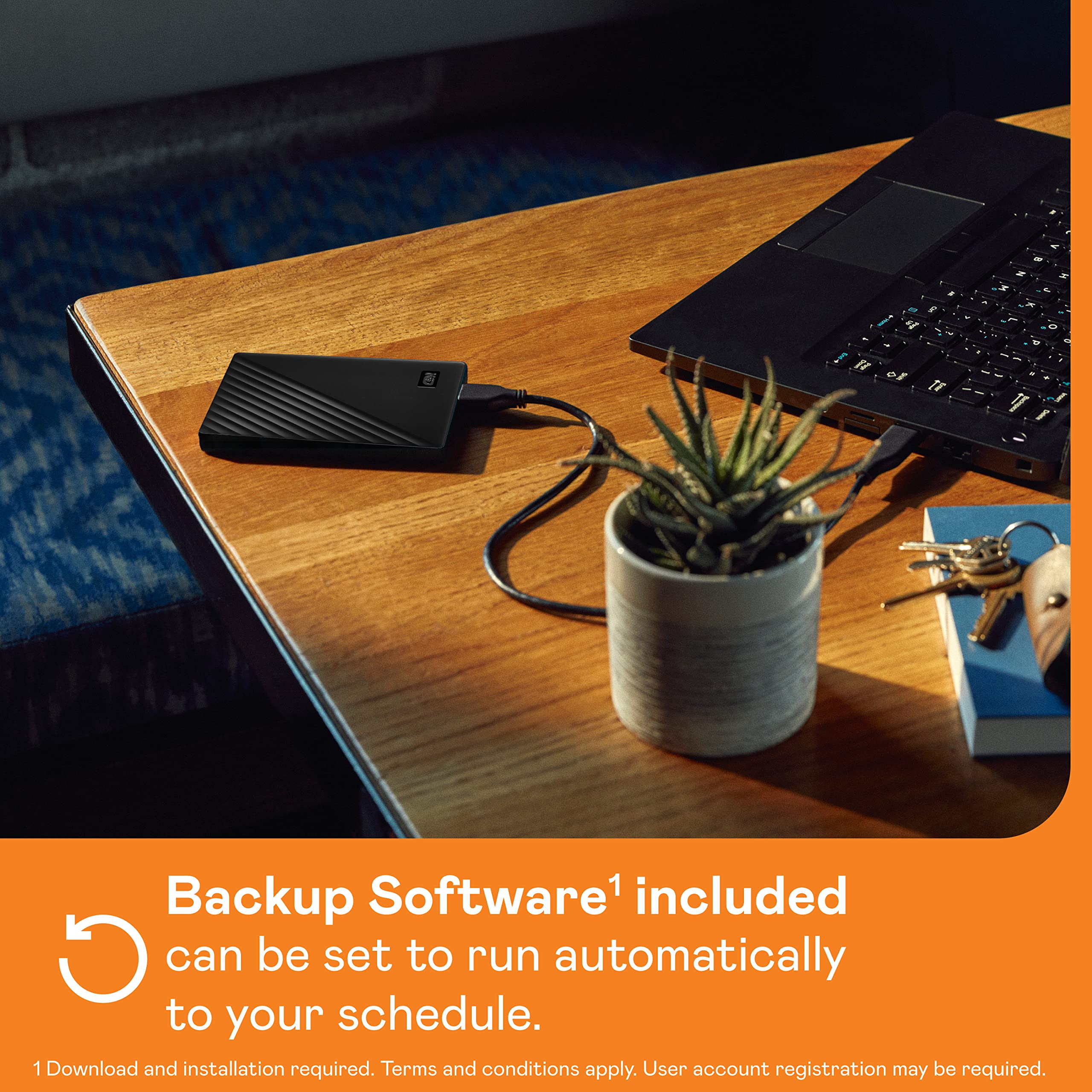 WD My Passport 6To portable HDD USB3.0 USB2.0 compatible Black Retail
