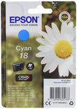 EPSON 1LB 18 ink cartridge cyan standard capacity 3.3ml 180 pages 1-pack RF-AM blister w/s