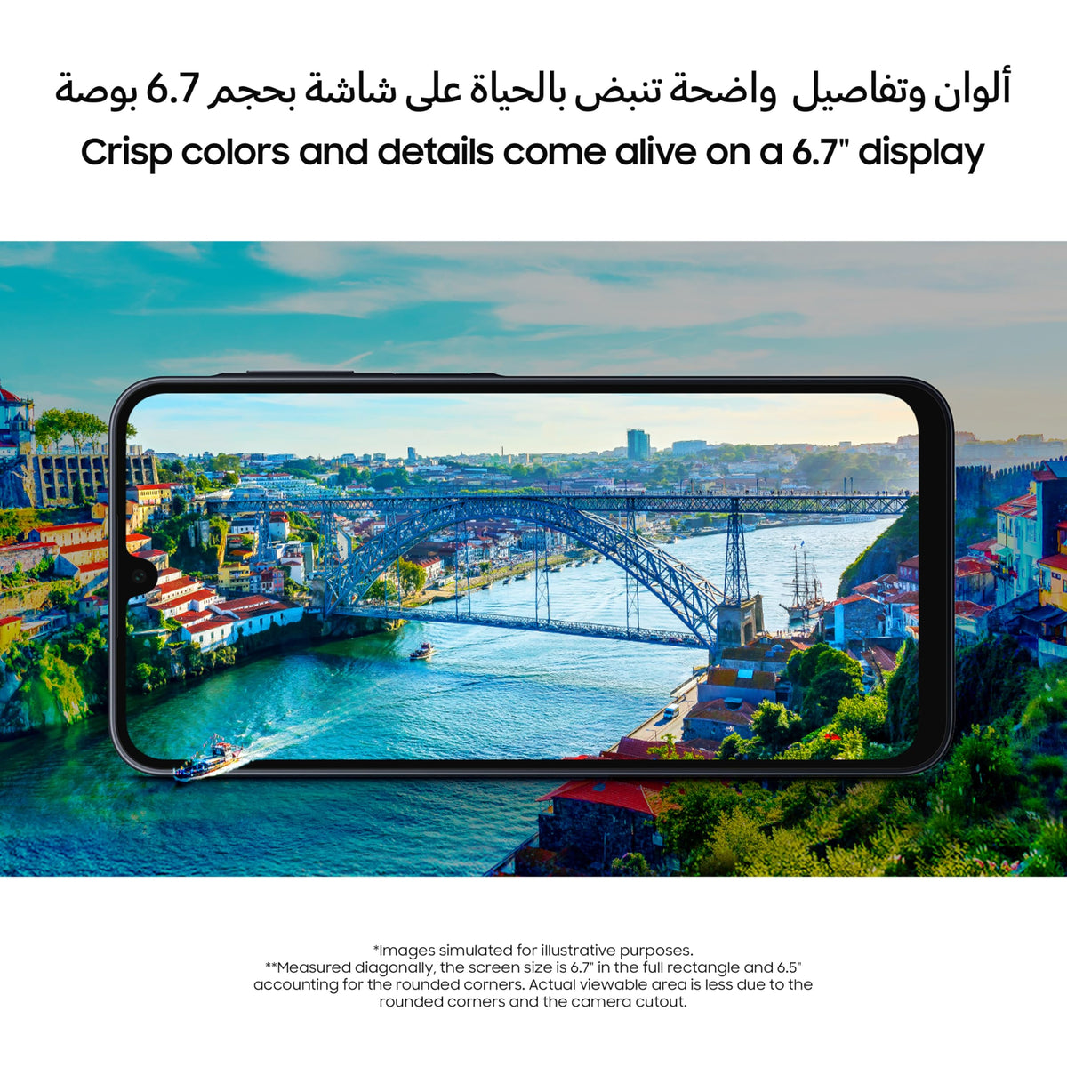 Samsung A165 Galaxy A16 (6.7'' - 256 Go, 8 Go RAM - Non EU, Garantie 2 ans par HEM) Gris
