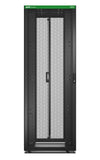 APC Easy Rack 48Ux800x1000 Roof/Side panel/castors/feet No Bottom 4Brackets black