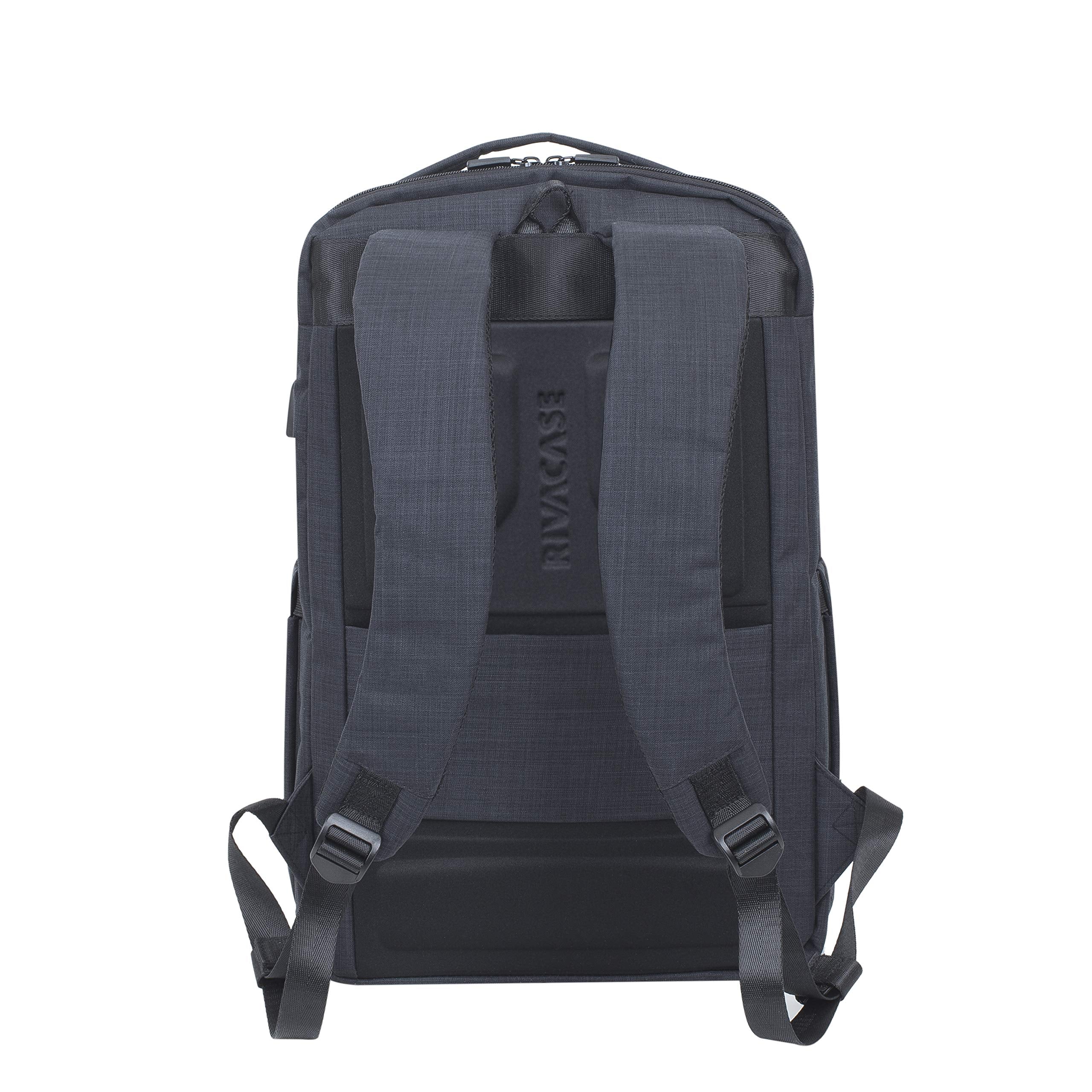 Sac à dos business  17,3", Port USB-A, Polyester ECO noir ch