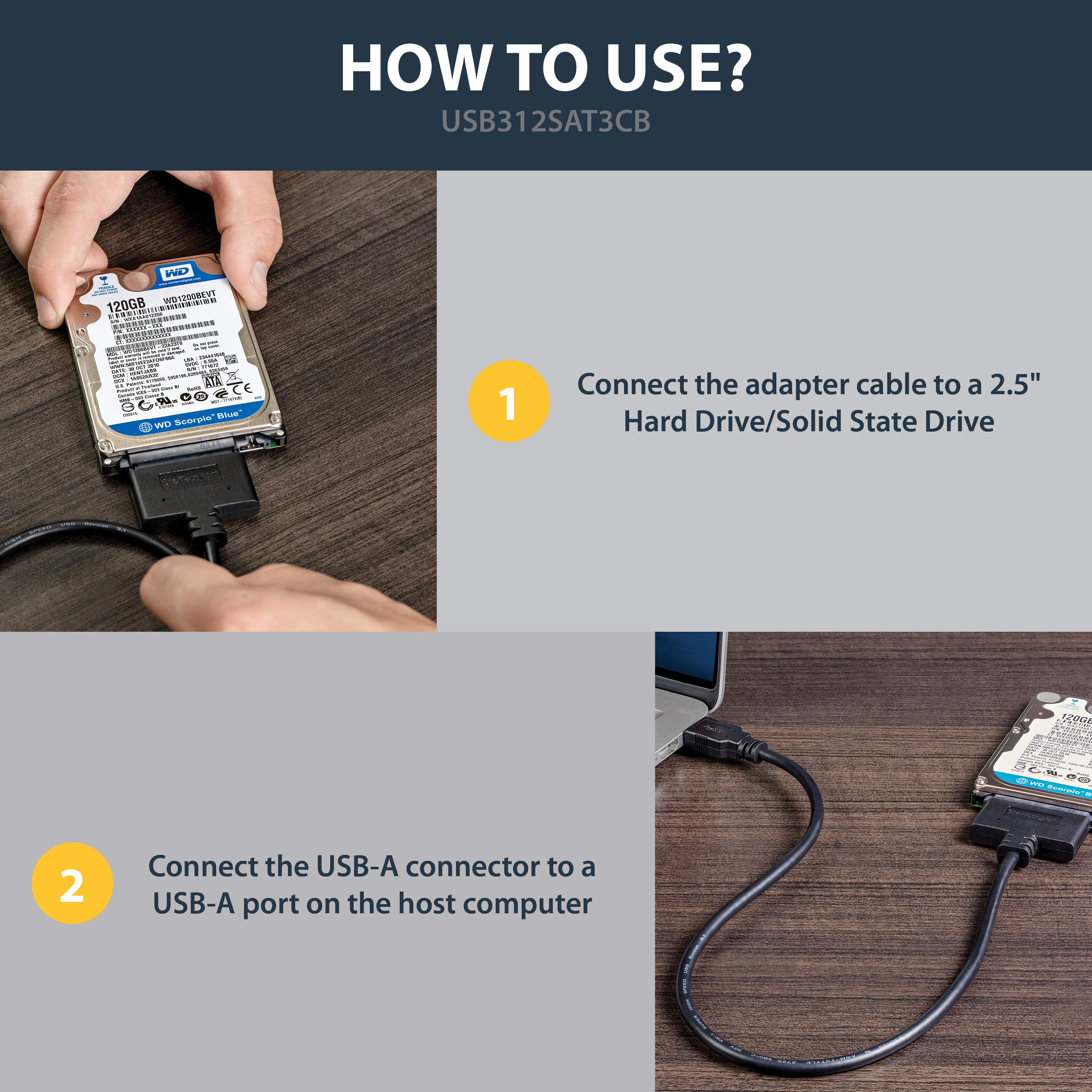 USB 3.1 10Gbps Adapter Cable