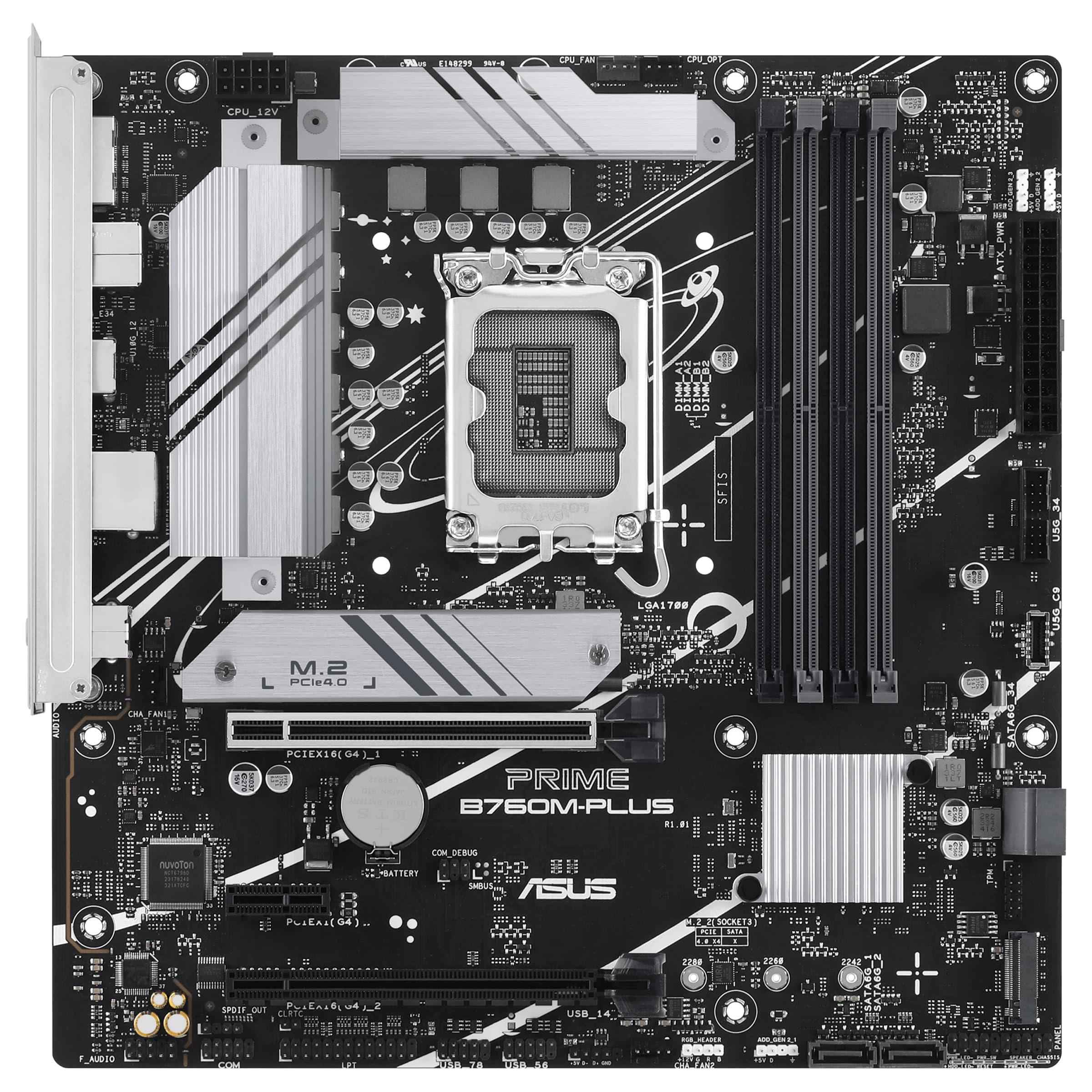 ASUS PRIME B760M-PLUS LGA 1700 4xDDR5 microATX 4xSATA MB 1xHDMI 1xDP 2xM.2