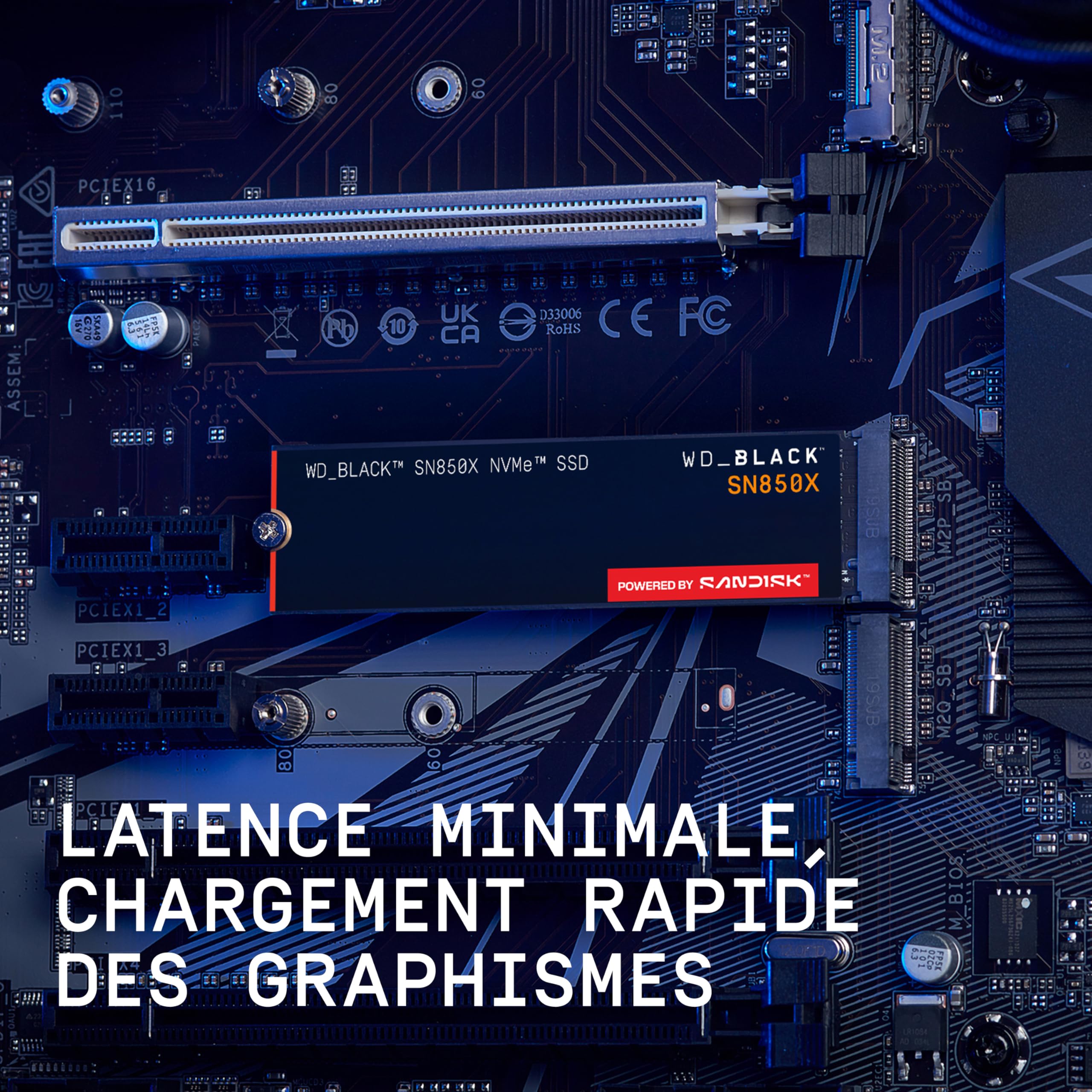 WD Black SSD SN850X Gaming NVMe 8To M.2 POWERED BY SANDISK