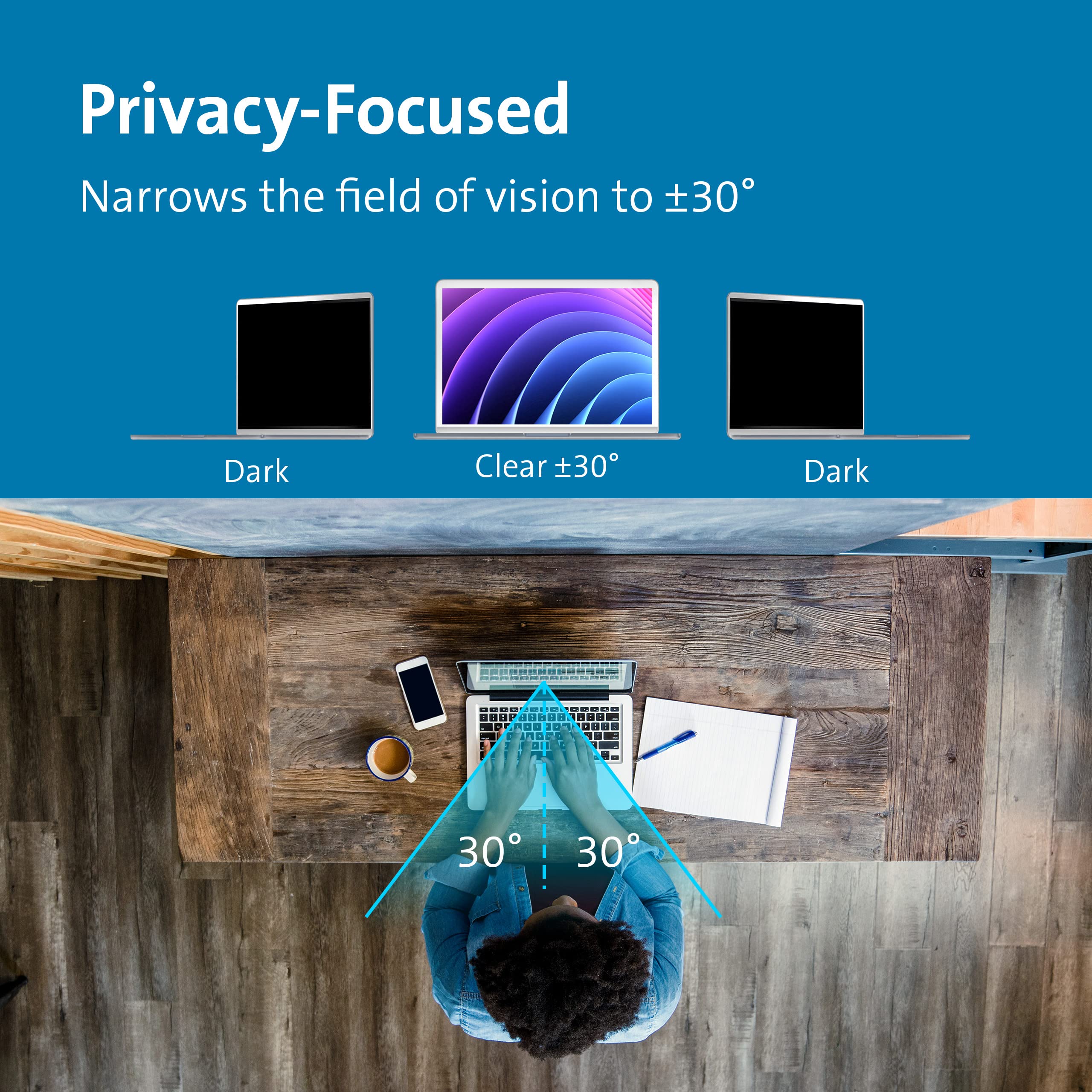 Magn Priv Scr Filt f 13.3 16:9 Laptop