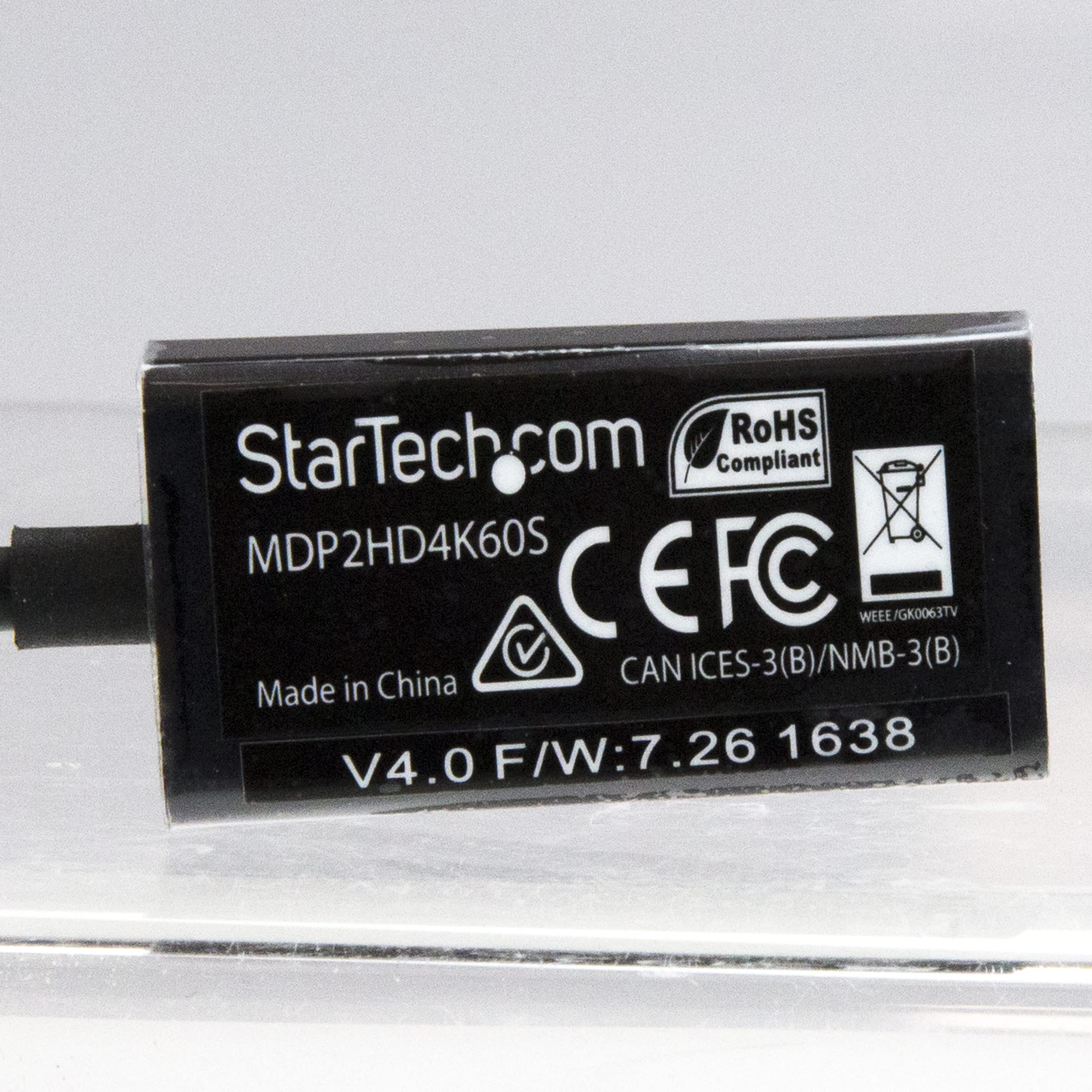 Mini DisplayPort to HDMI Adapter 4K 60Hz