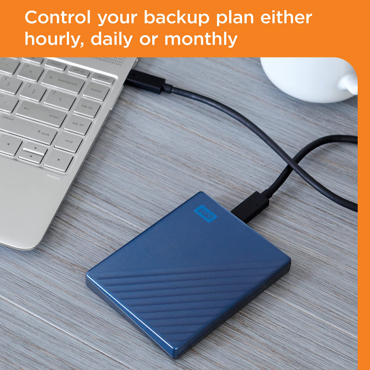 WD My Passport Ultra 6To Blue USB-C/USB3.0 HDD 2.5p Metal finish RTL portable external
