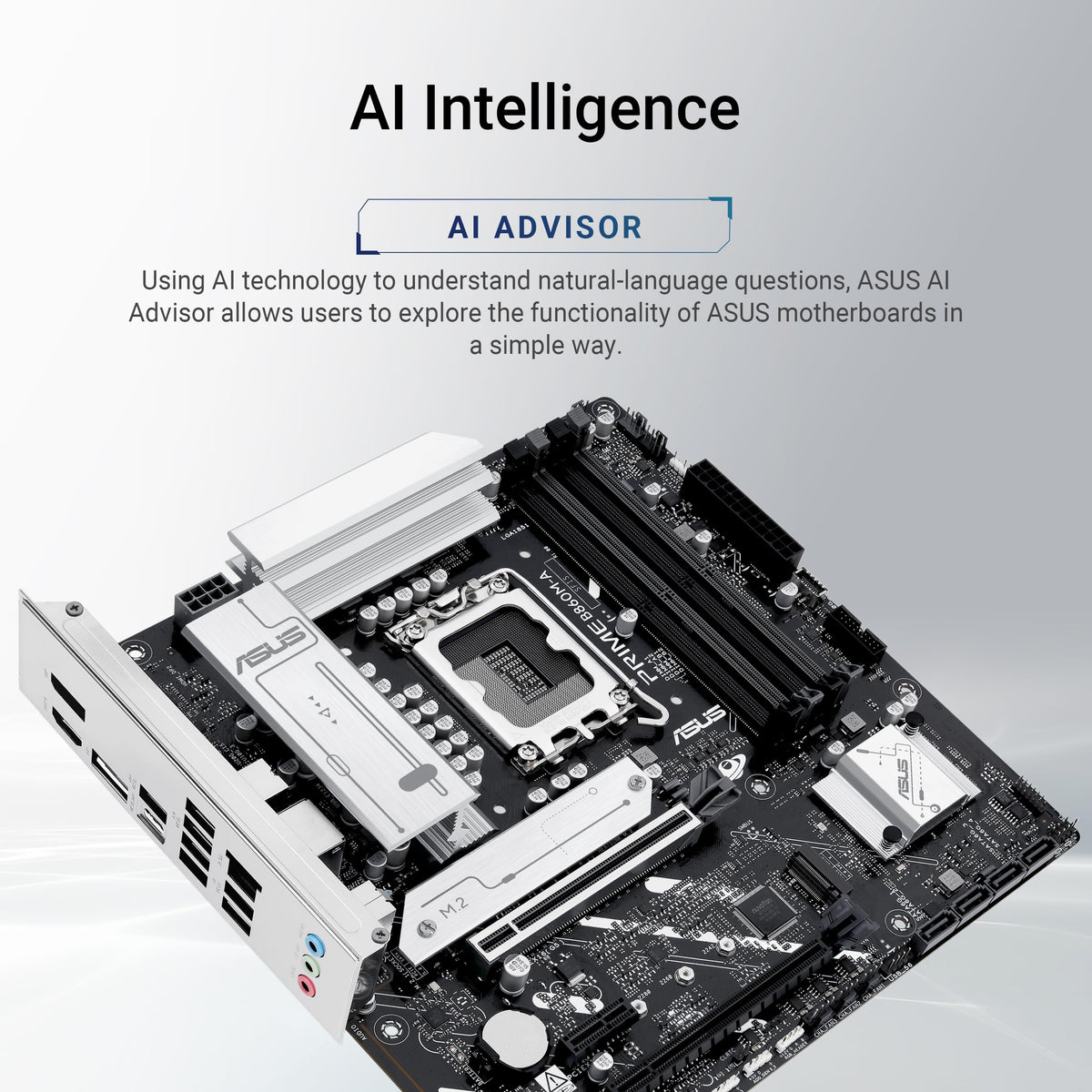 ASUS PRIME B860M-A-CSM LGA1851 DDR5 micro ATX MB 1xHDMI 2xDP 2xM.2 4xSATA