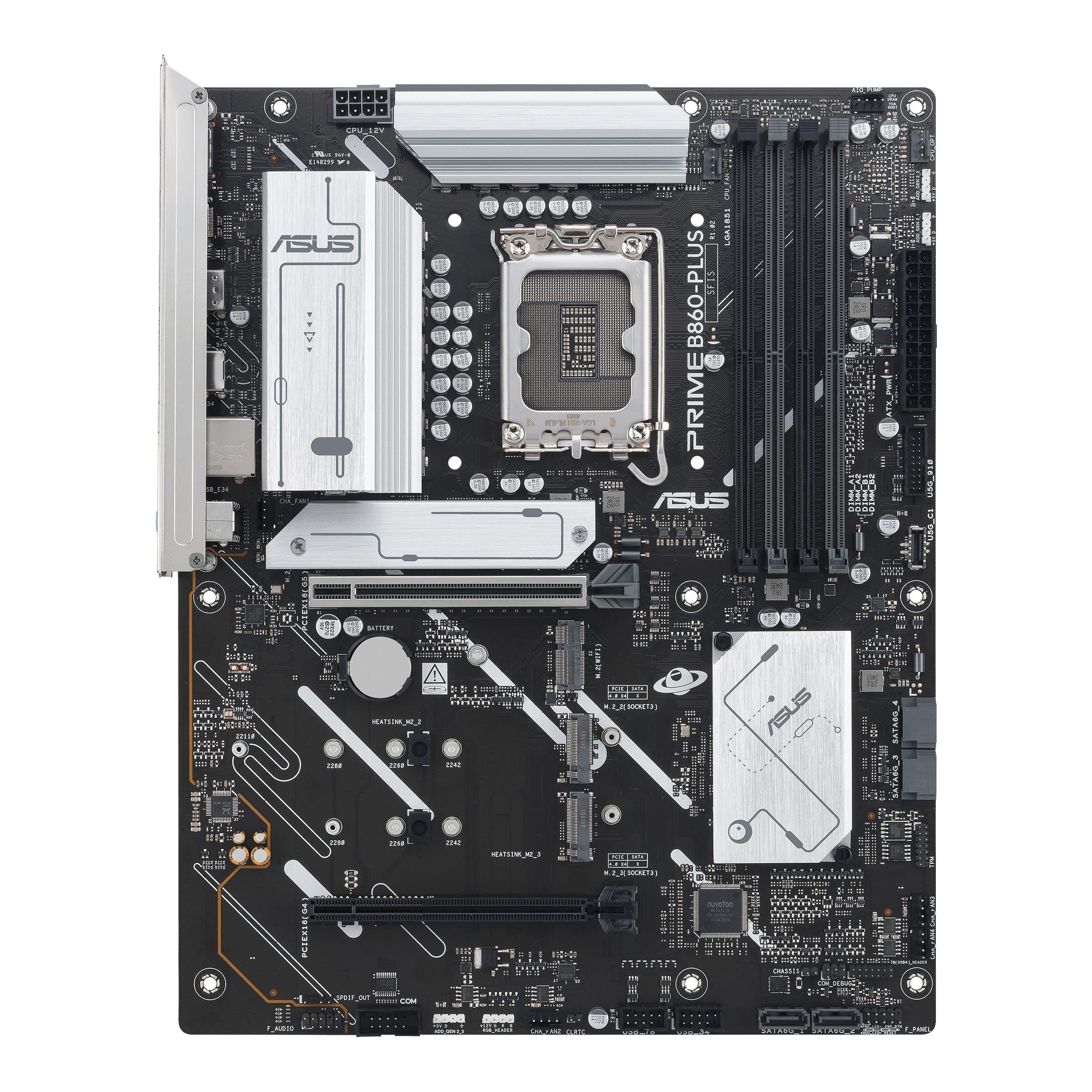 ASUS PRIME B860-PLUS-CSM LGA1851 DDR5 ATX MB 1xHDMI 1xDP 3xM.2 4xSATA