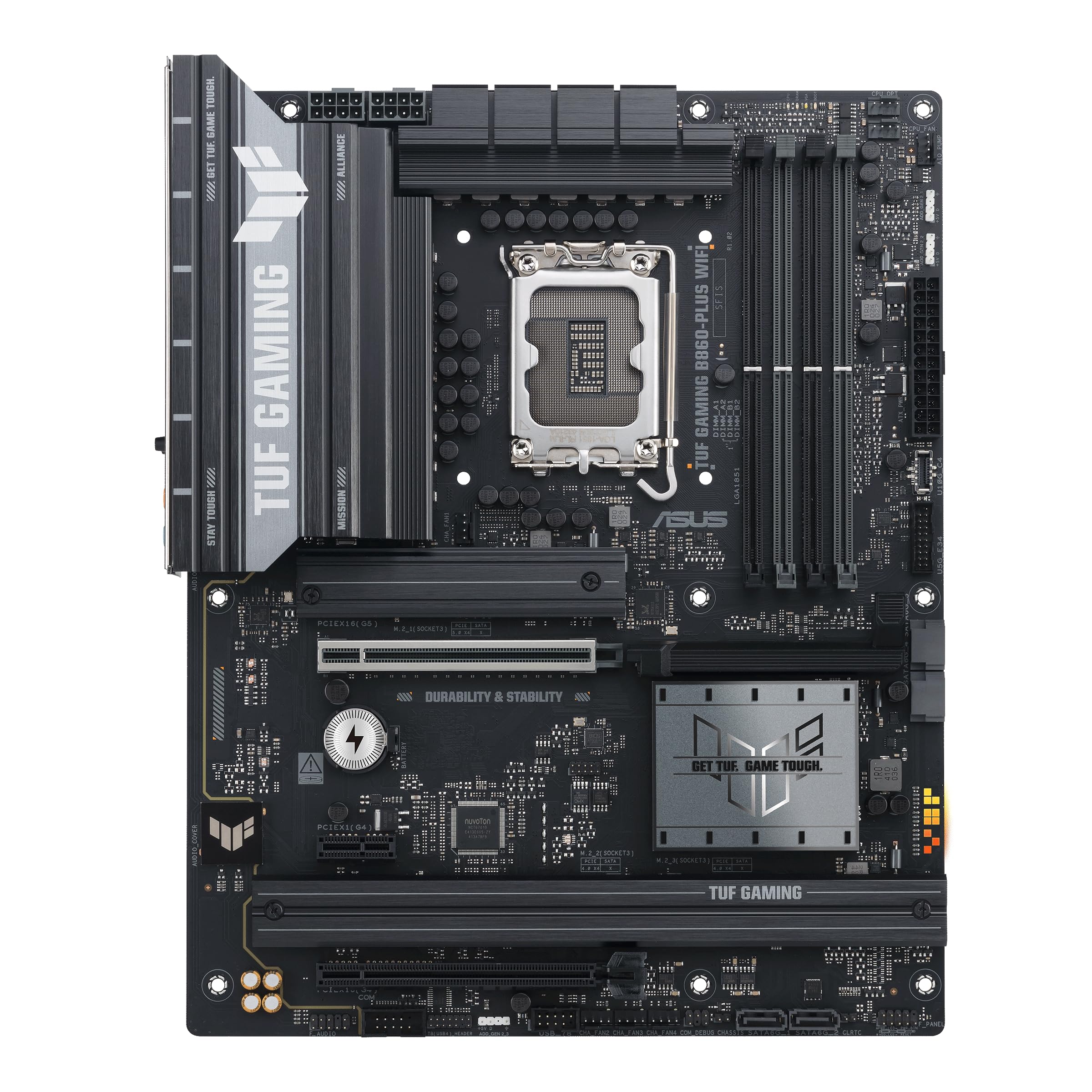 ASUS TUF GAMING B860-PLUS WIFI LGA1851 DDR5 ATX MB DDR5 1xHDMI 1xDP 3xM.2 4xSATA