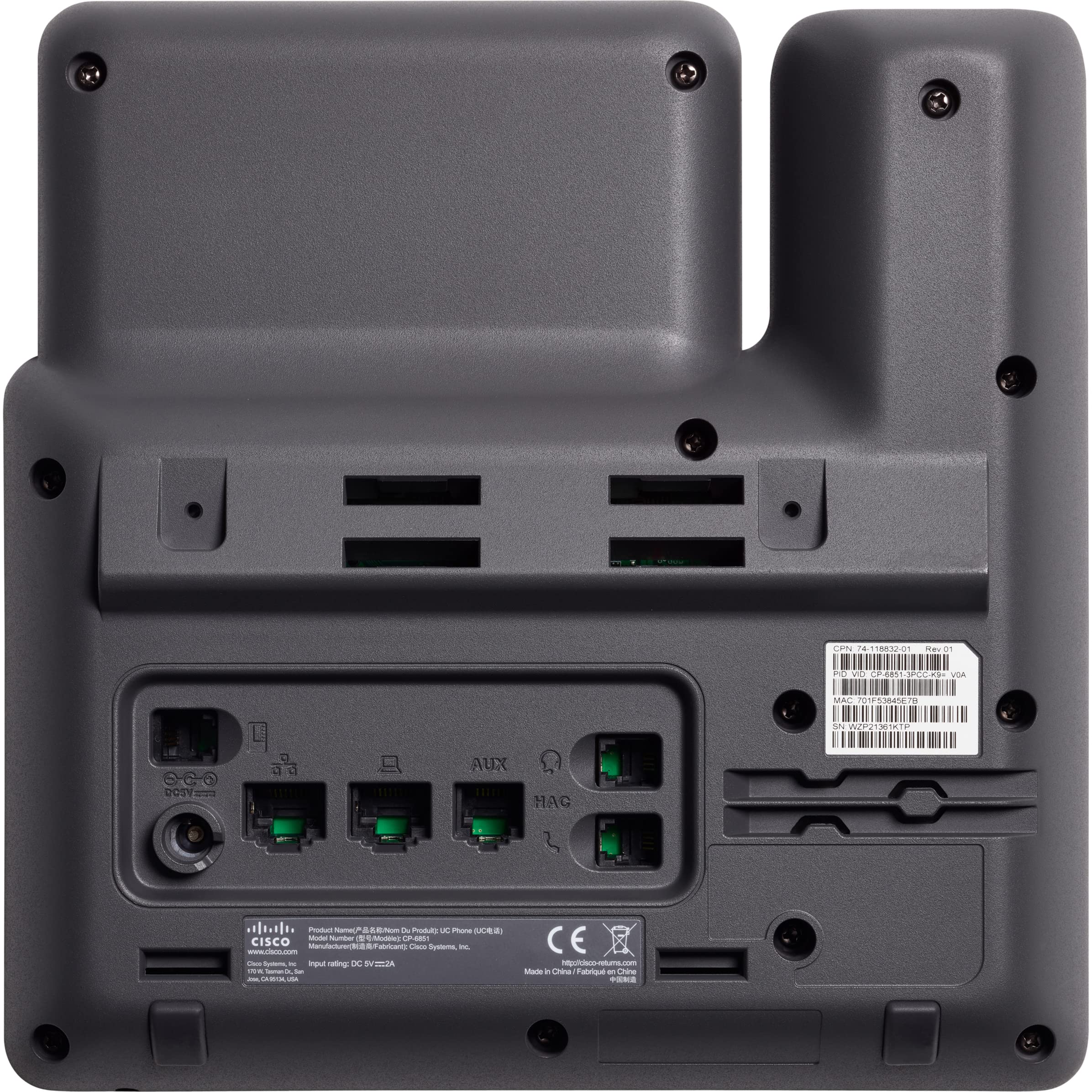 CISCO 6851 Phone for MPP Systems