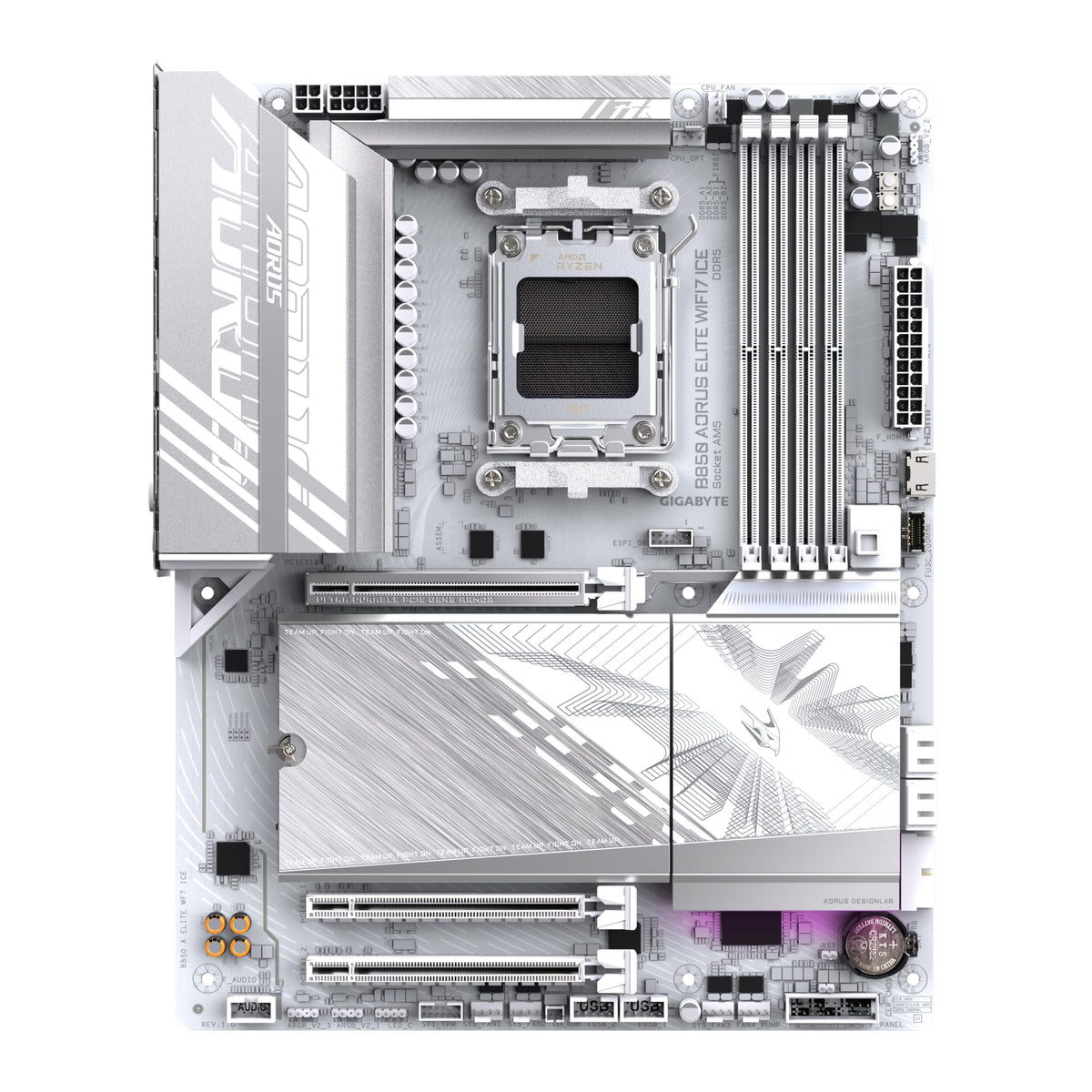 GIGABYTE B850 AORUS ELITE WIFI7 ICE AMD B850 Emplacement AM5 ATX