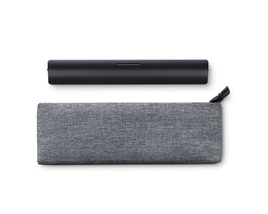 WACOM Pince feuille A4/A5 + Sacoche de protection pour Intuos Pro - Noir, Gris