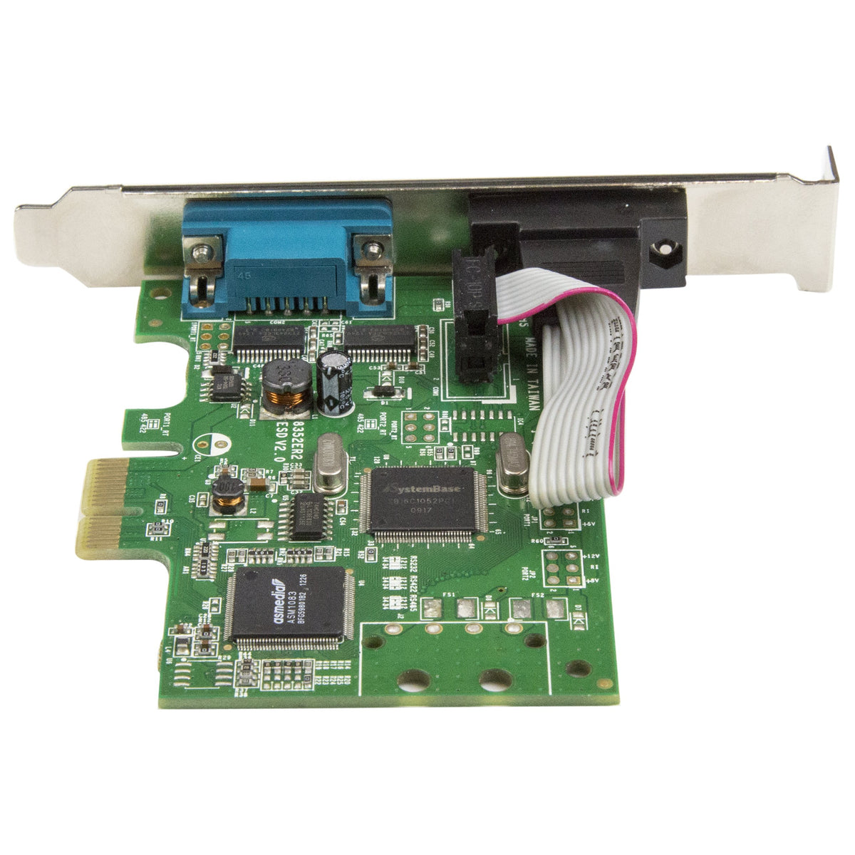 2-Port PCIe Serial Card w/16C1050 UART