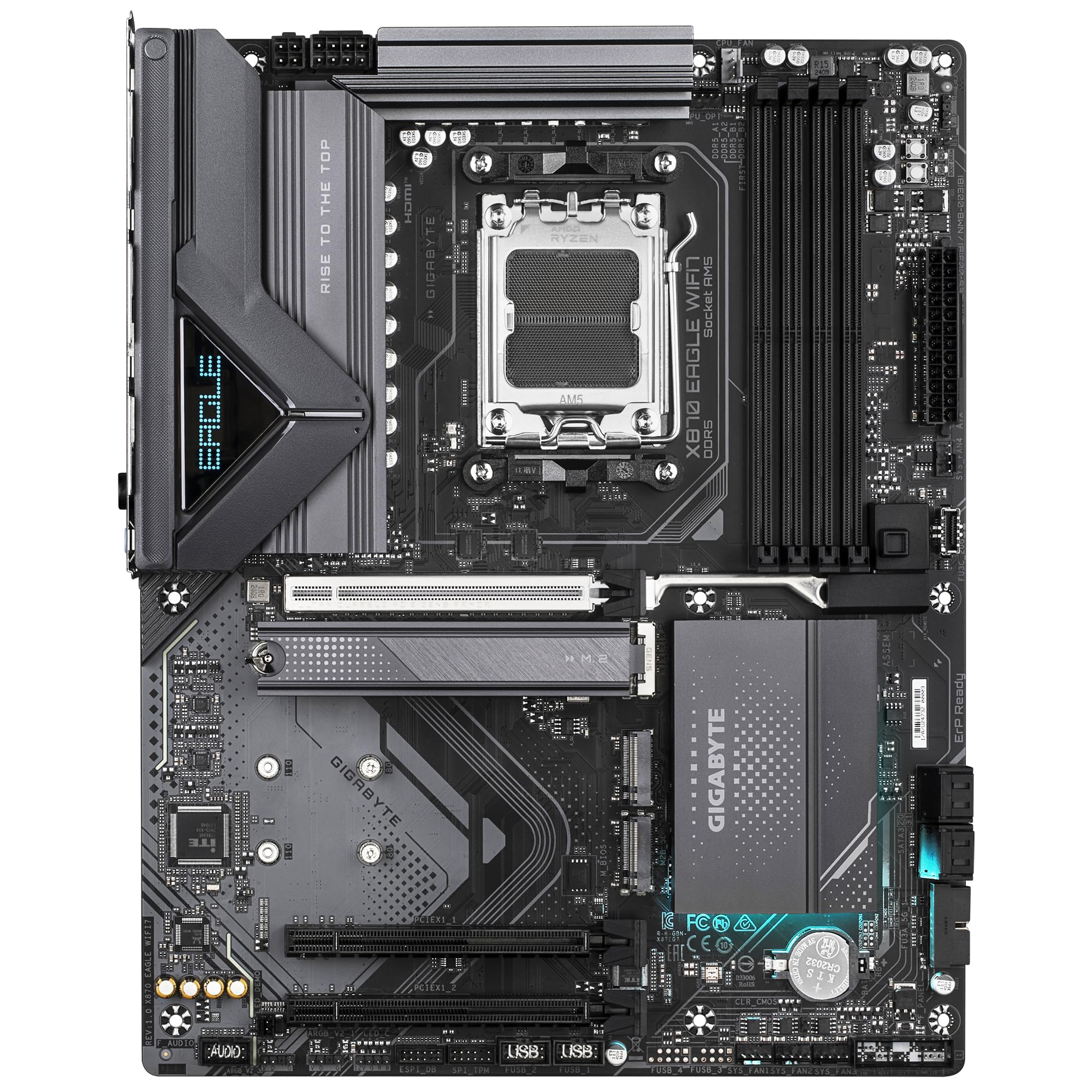 GIGABYTE X870 EAGLE WIFI7 carte mere AMD X870 Emplacement AM5 ATX