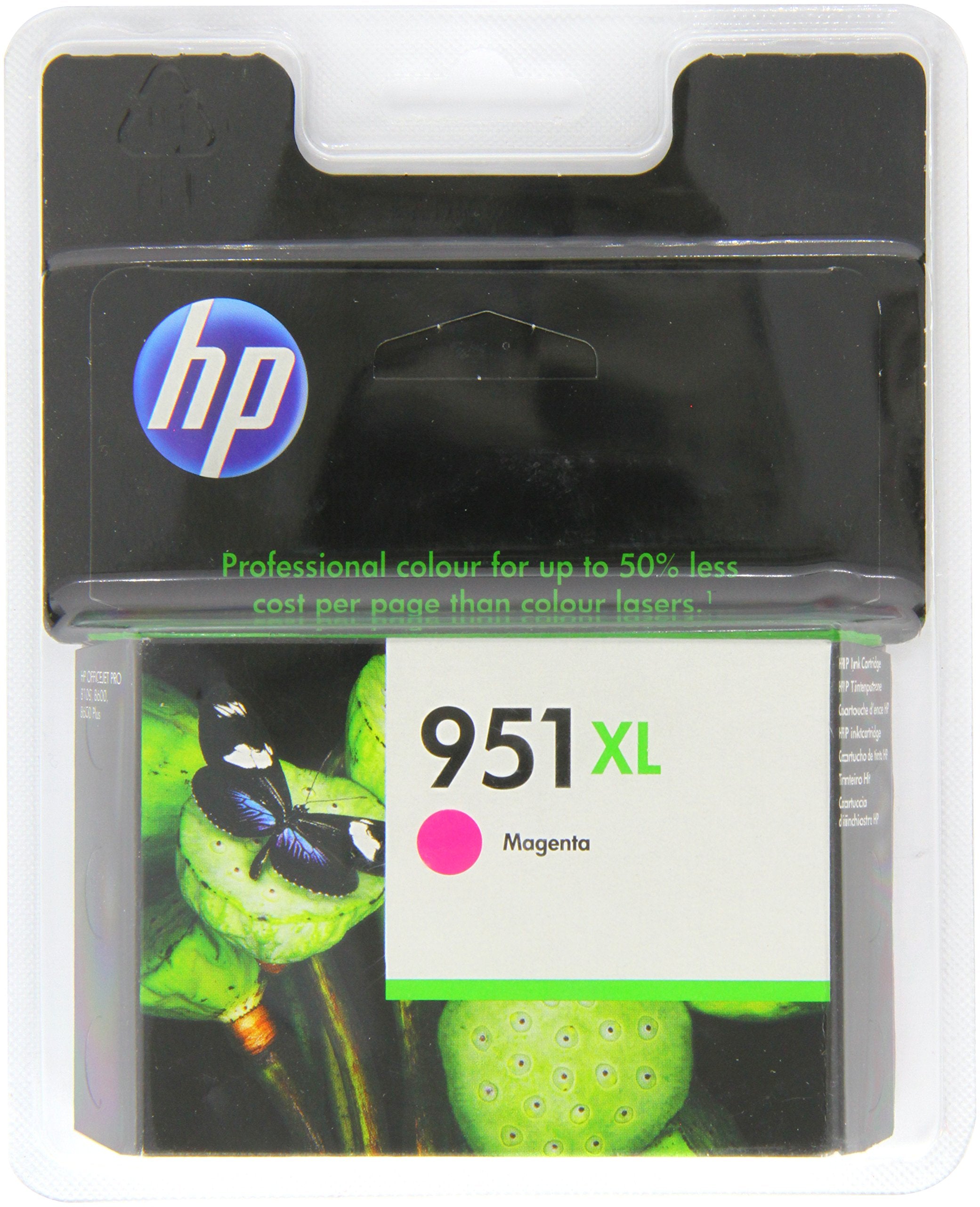 HP 951XL original Ink cartridge CN047AE 301 magenta high capacity 1.500 pages 1-pack Blister multi tag Officejet