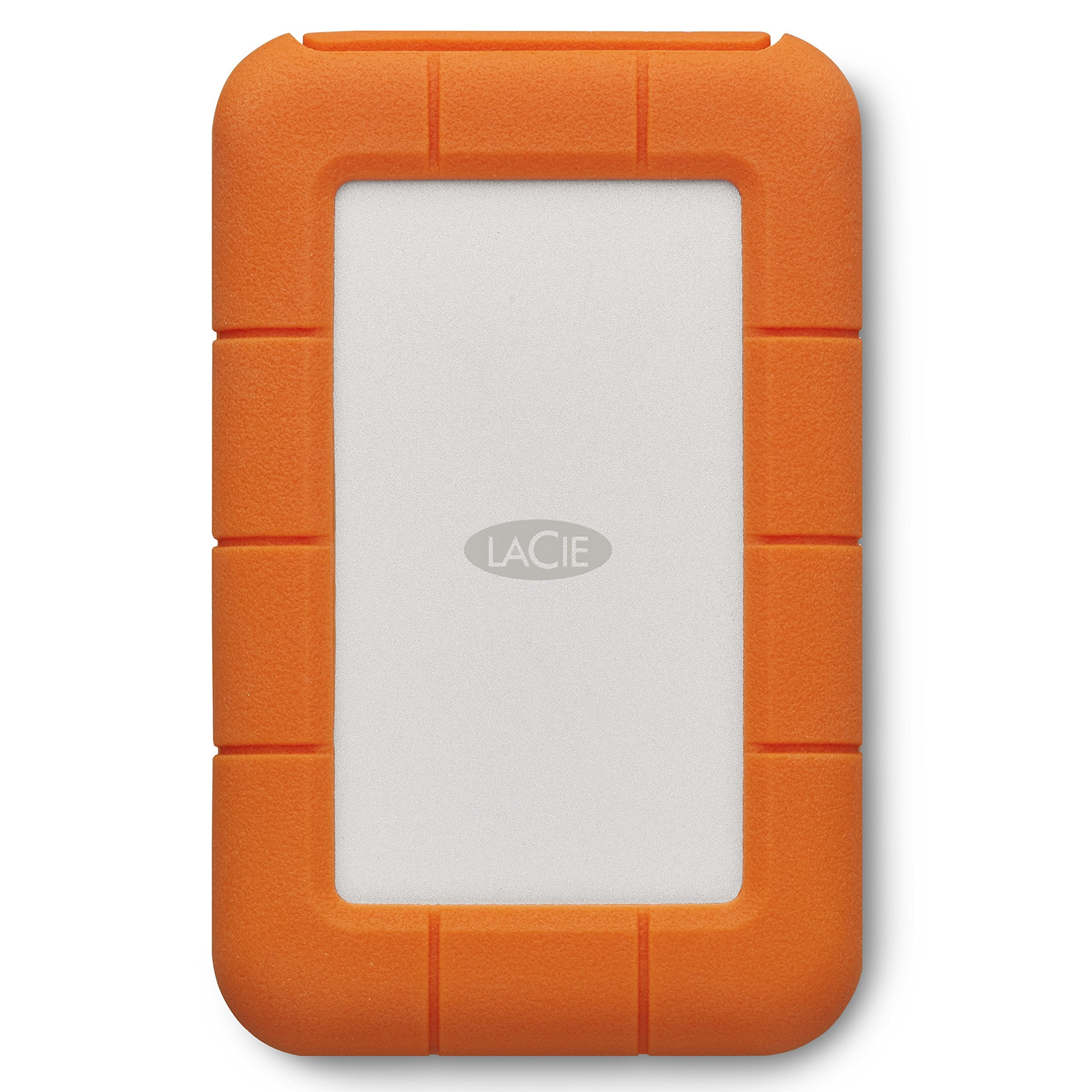 LACIE RUGGED 4To USB-C USB3.0 rÃ©sistant aux chutes. compressements et Ã  la pluie. utilisation tout terrain. orange