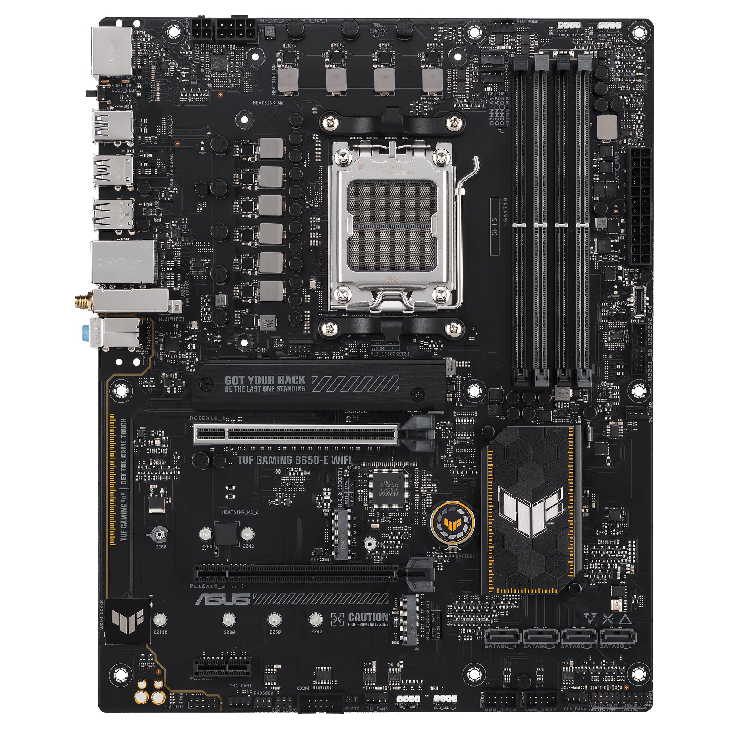 ASUS TUF GAMING B650-E WIFI AM5 4xDDR5 ATX 4xSATA MB 1xHDMI 1xDP 3xM.2