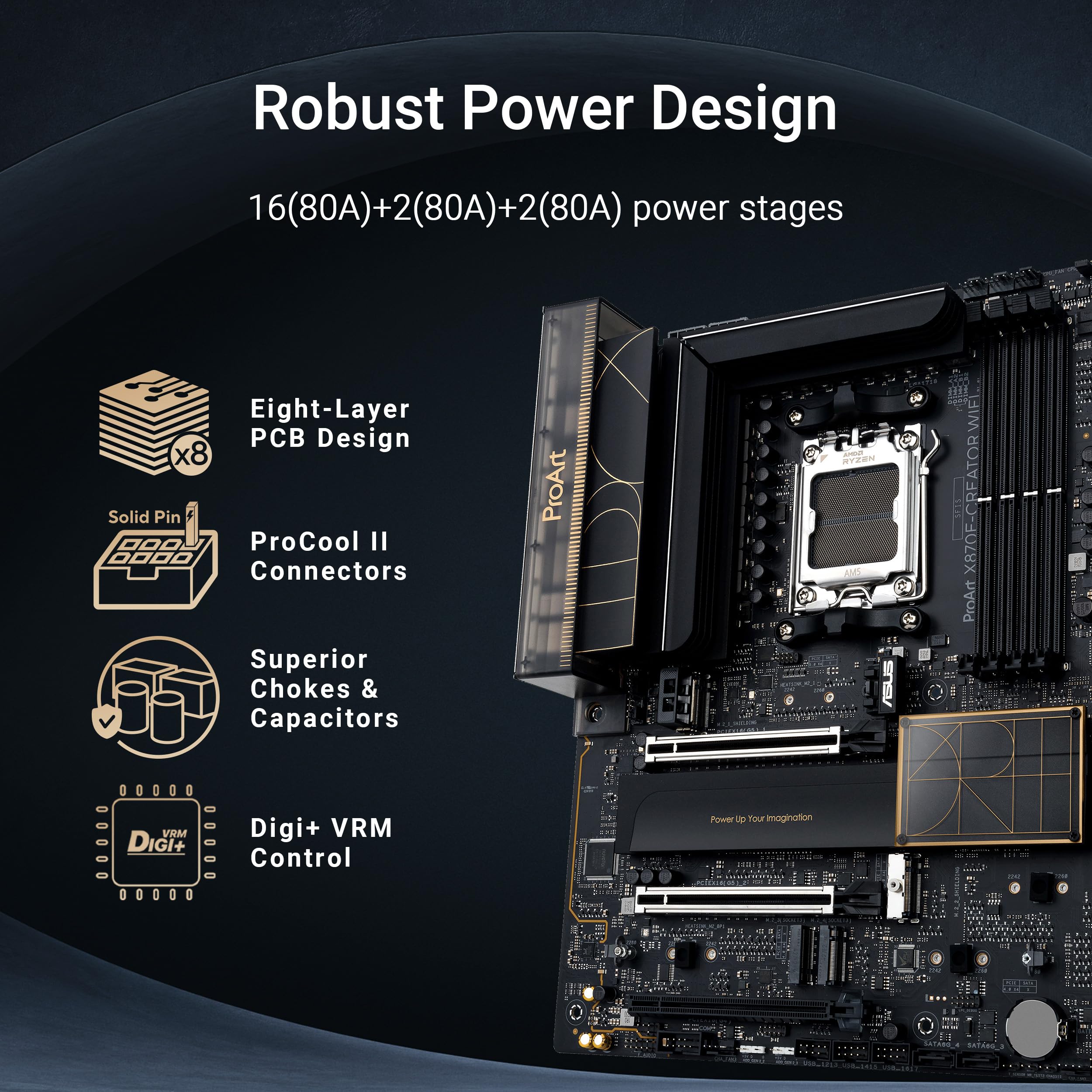 ASUS PROART X870E-CREATOR WIFI AM5 DDR5 ATX MB