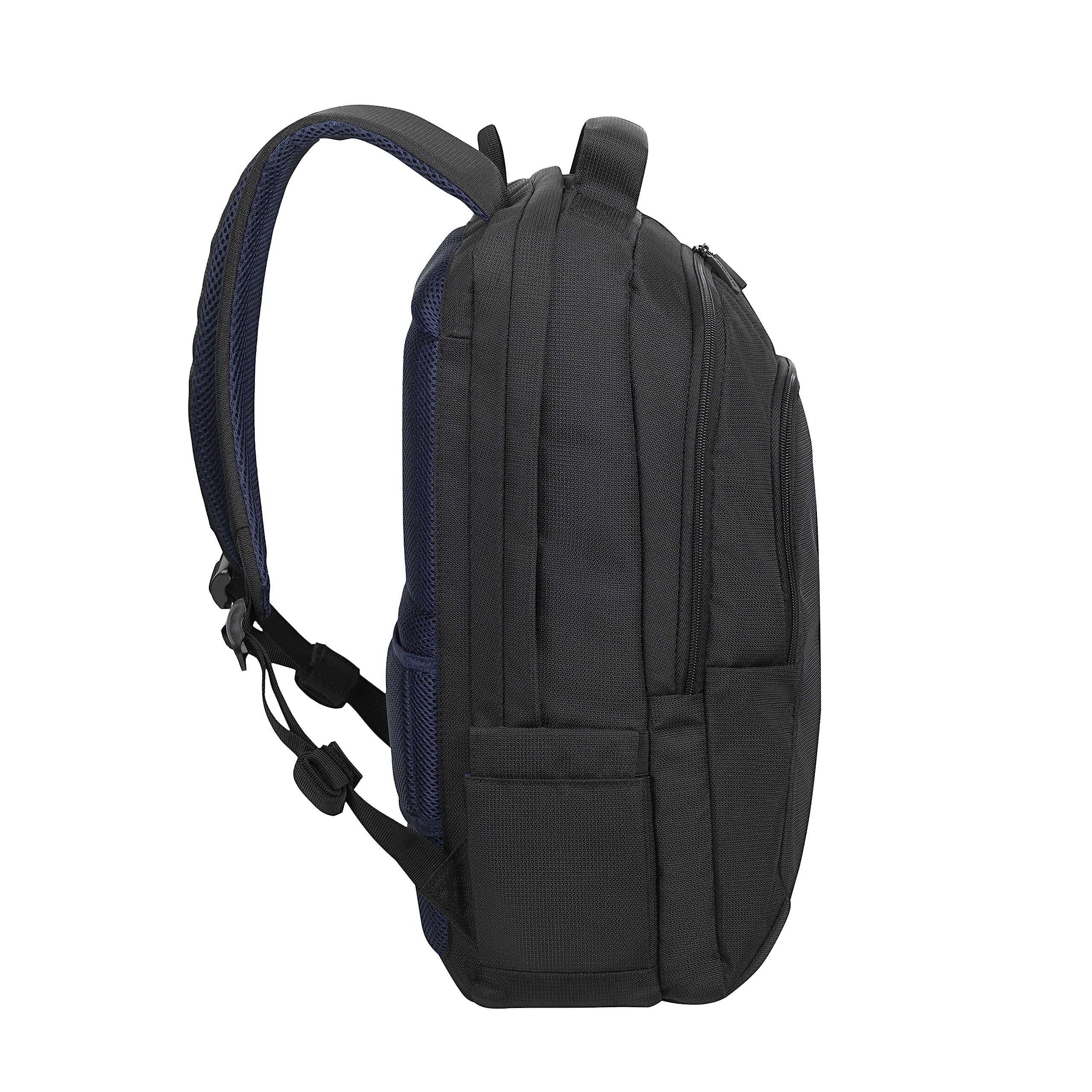 Sac à dos pro 17,3" passant valise Polyester ECO noir déperl