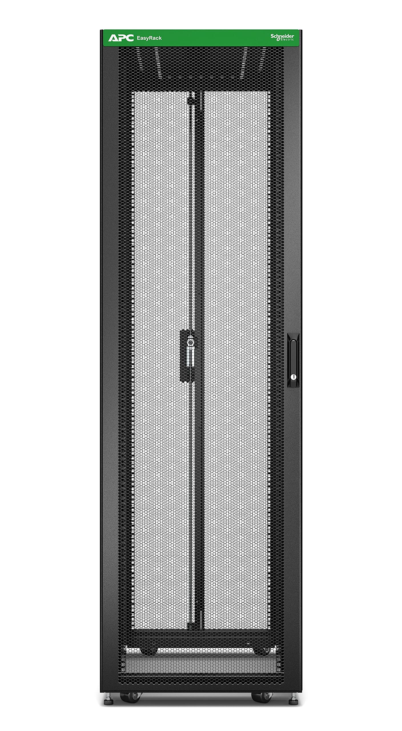 APC Easy Rack 42Ux600x1200 Roof/Side panel/castors/feet No Bottom 4Brackets black