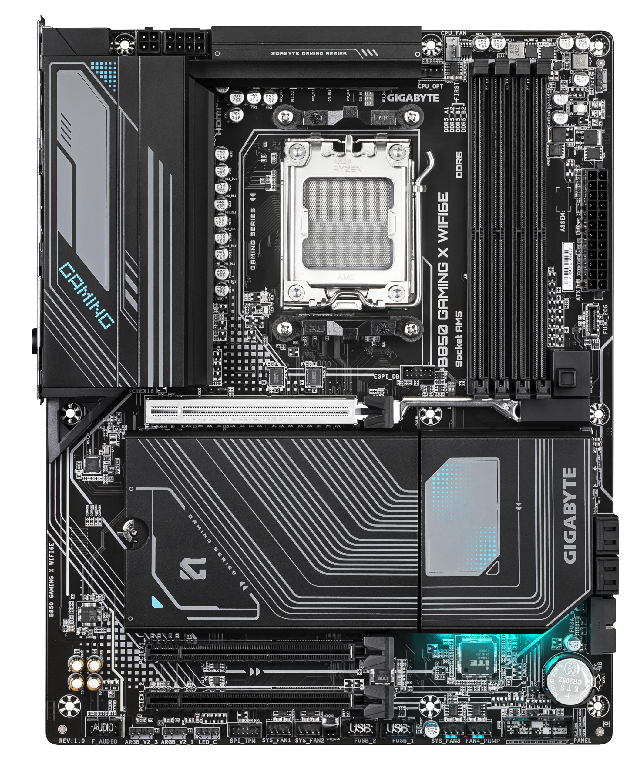GIGABYTE B850 GAMING X WIFI6E carte mere AMD B850 Emplacement AM5 ATX