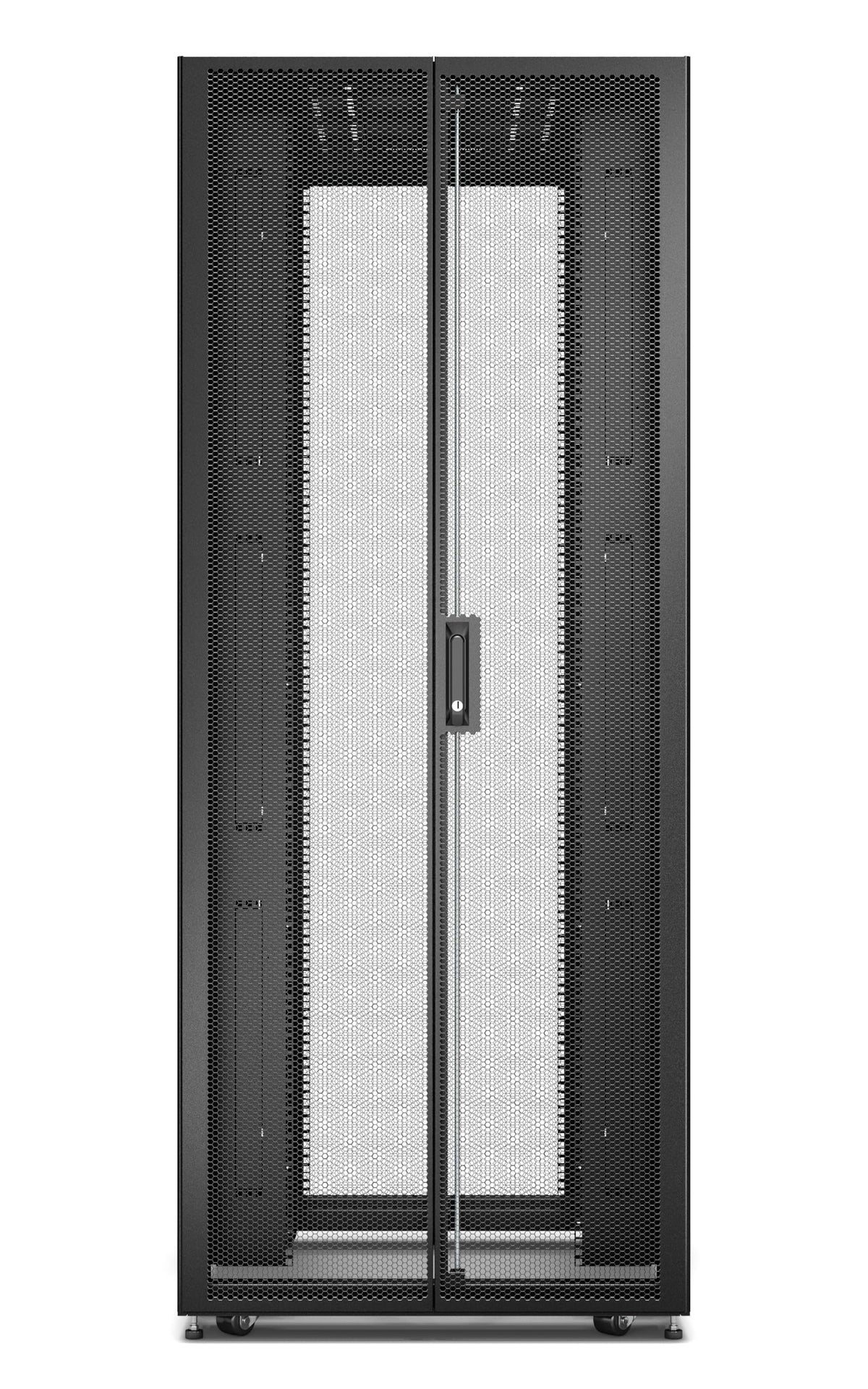APC Easy Rack 42Ux800x1200 Roof/Side panel/castors/feet No Bottom 4Brackets black
