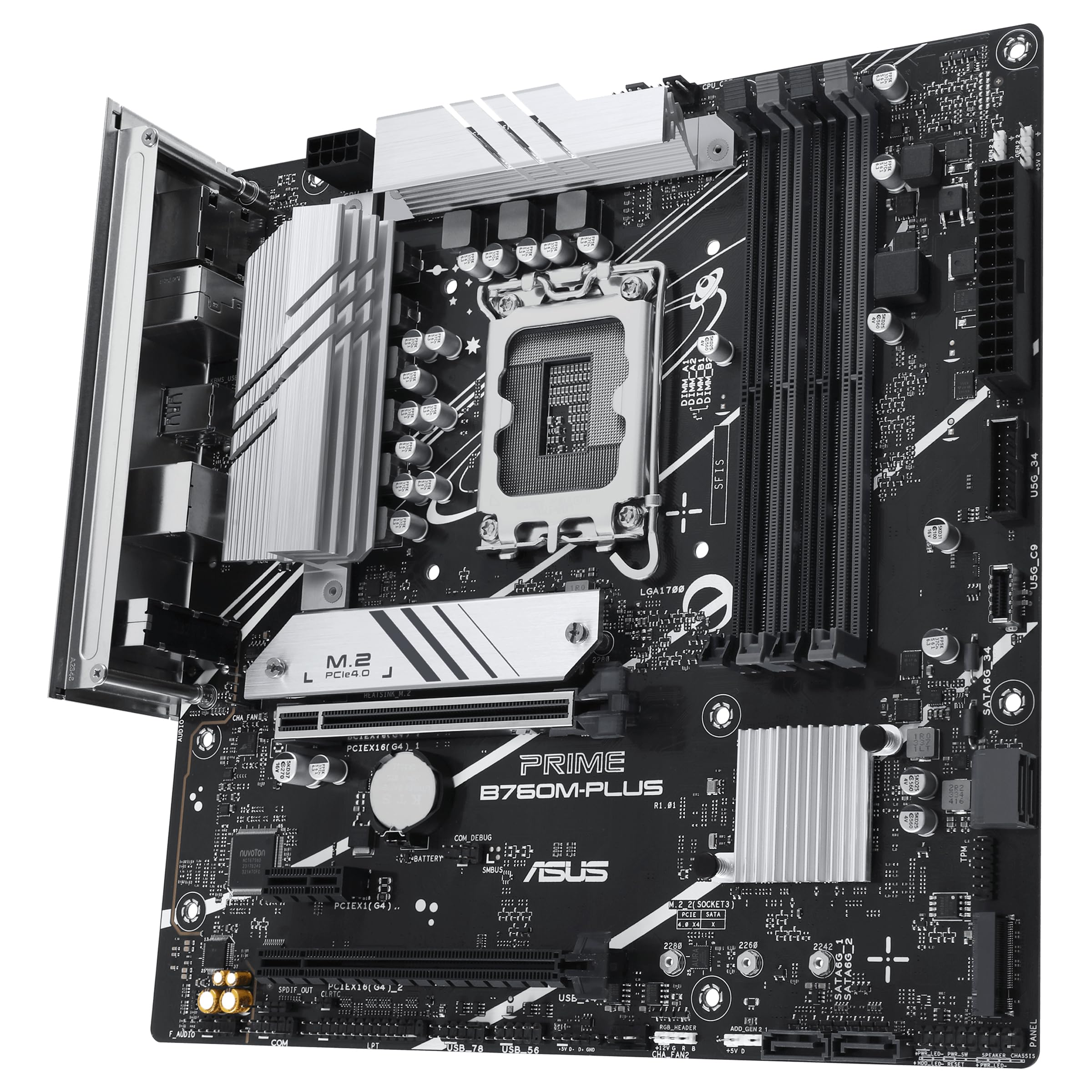 ASUS PRIME B760M-PLUS LGA 1700 4xDDR5 microATX 4xSATA MB 1xHDMI 1xDP 2xM.2
