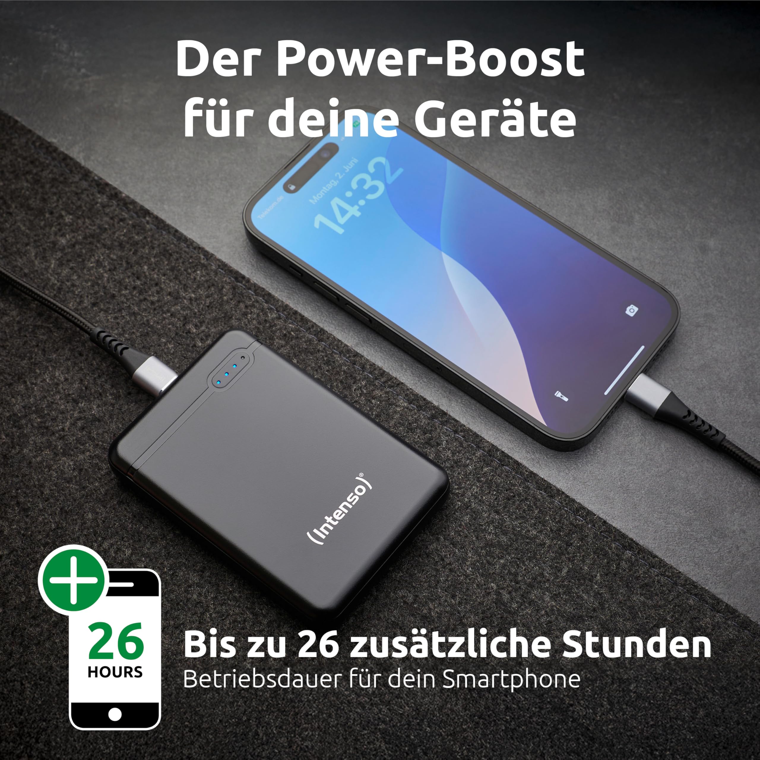 INTENSO PowerBank XS5000 USB / Type-C -5000 mAh noir