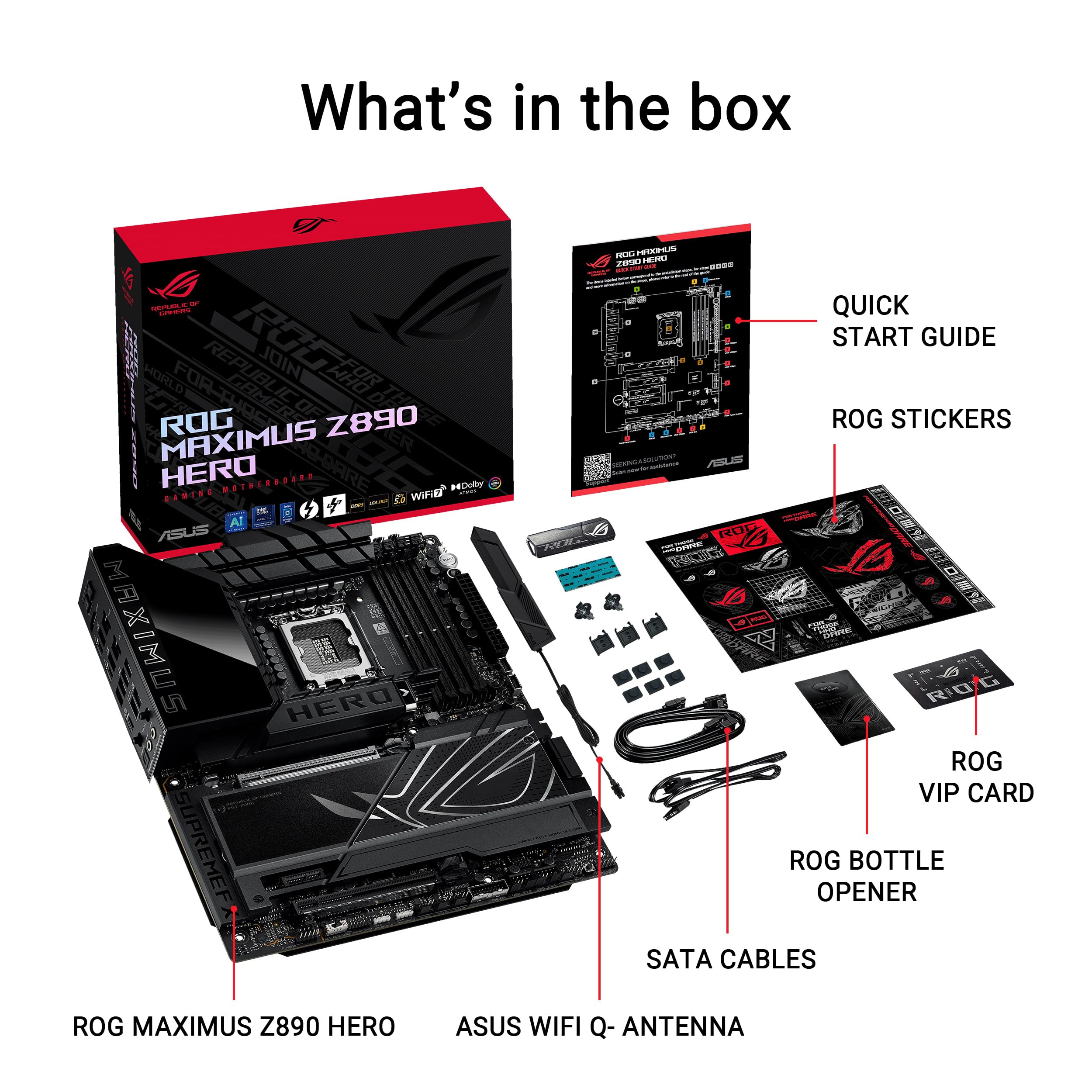 ASUS ROG MAXIMUS Z890 HERO LGA1851 DDR5 ATX MB