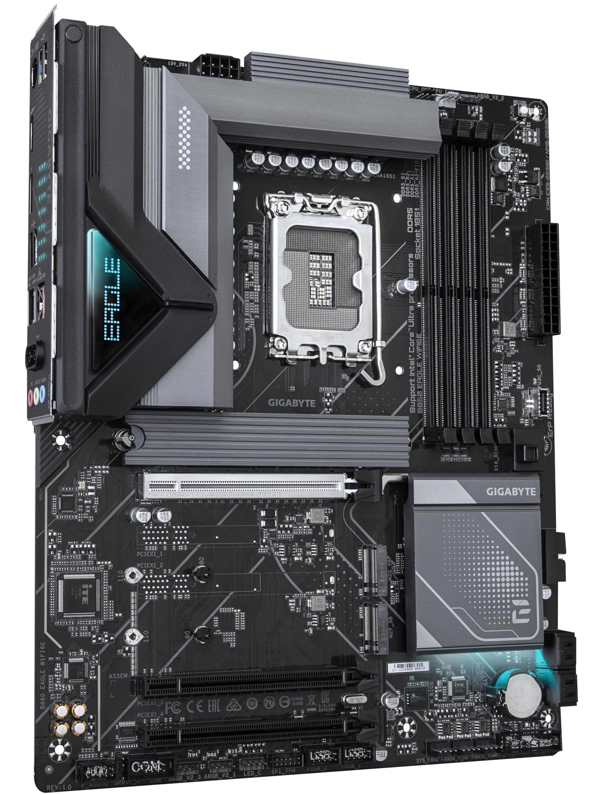 GIGABYTE B860 EAGLE WIFI6E carte mere Intel B860 LGA 1851 (Socket V1) ATX