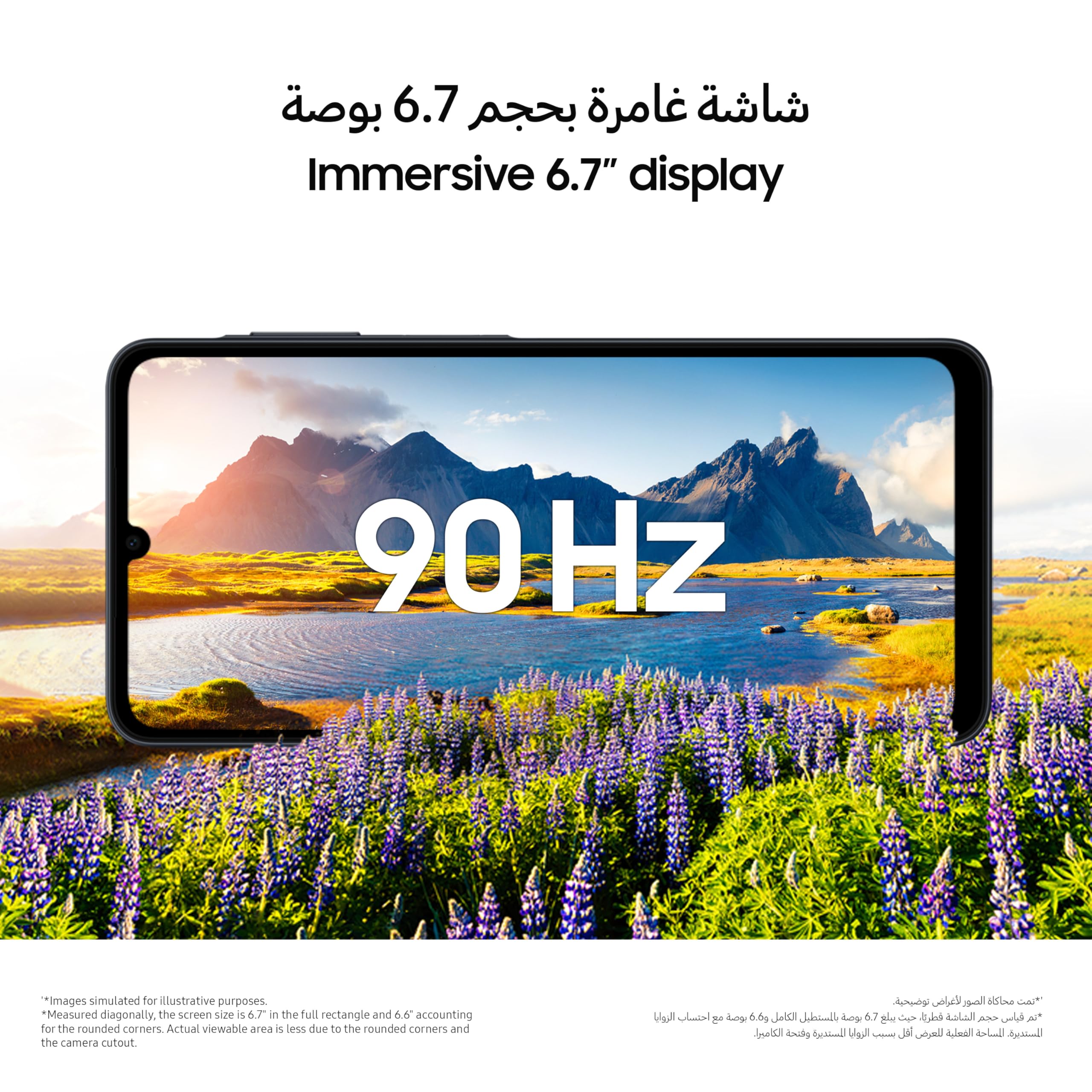 Samsung A075 Galaxy A07 (6.7'' - 64 Go, 4 Go RAM) Noir