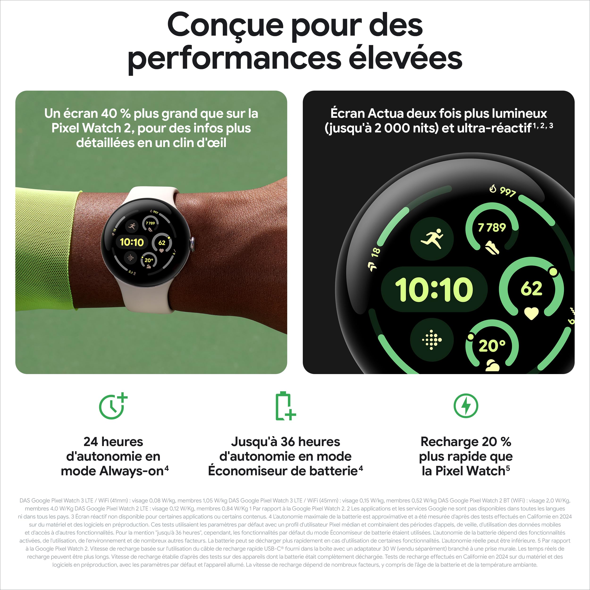 Pixel Watch 3/45mm/LTE Black/Black