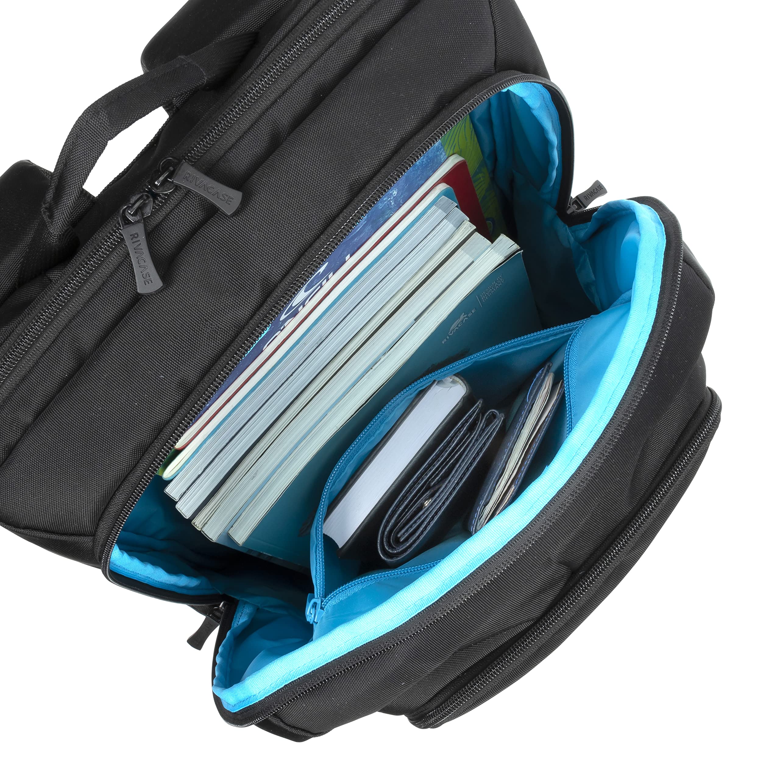 Sac à dos 17,3" Bande réfléchissante Polyester ECO noir dépe