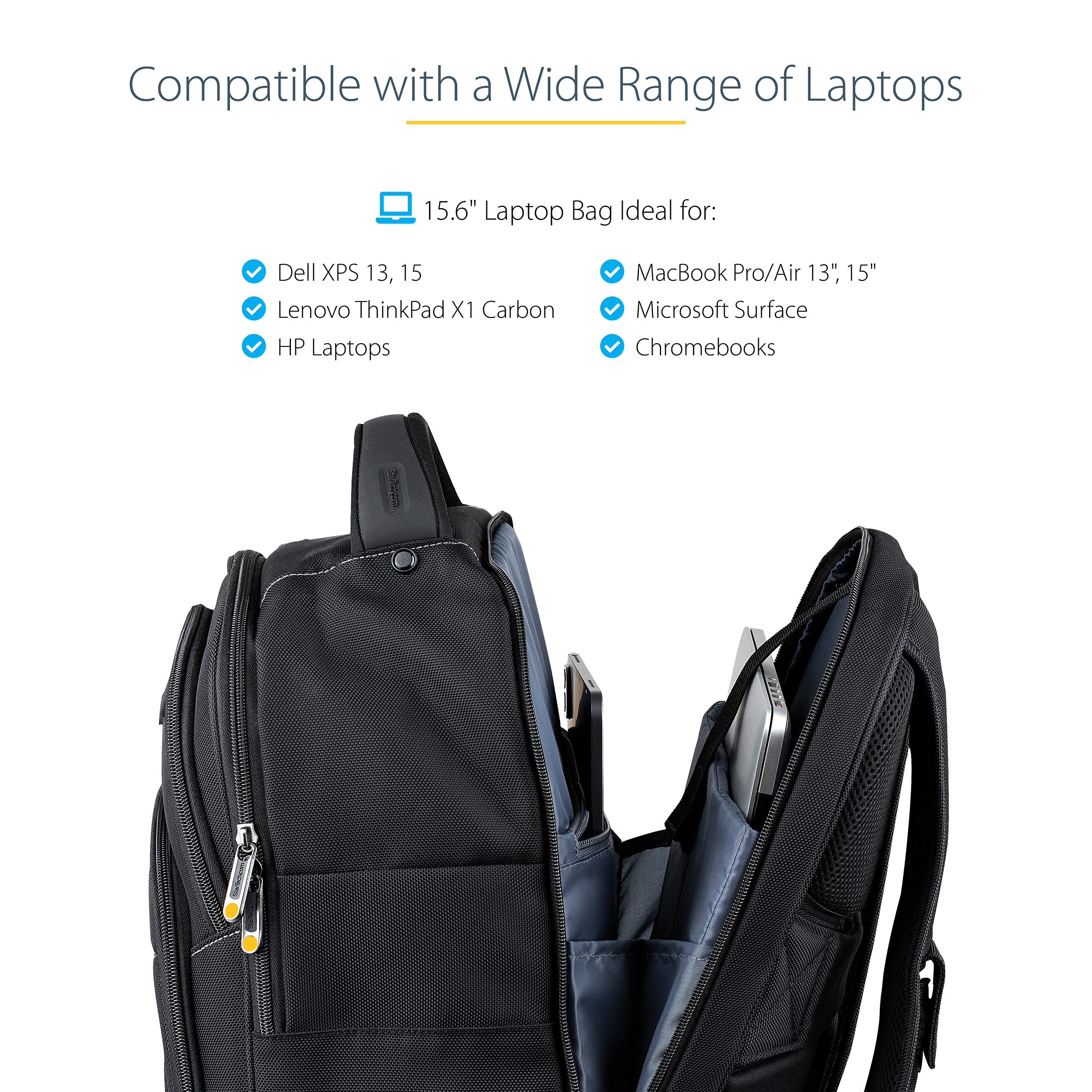 17.3in Laptop Backpack w/Accessory Case