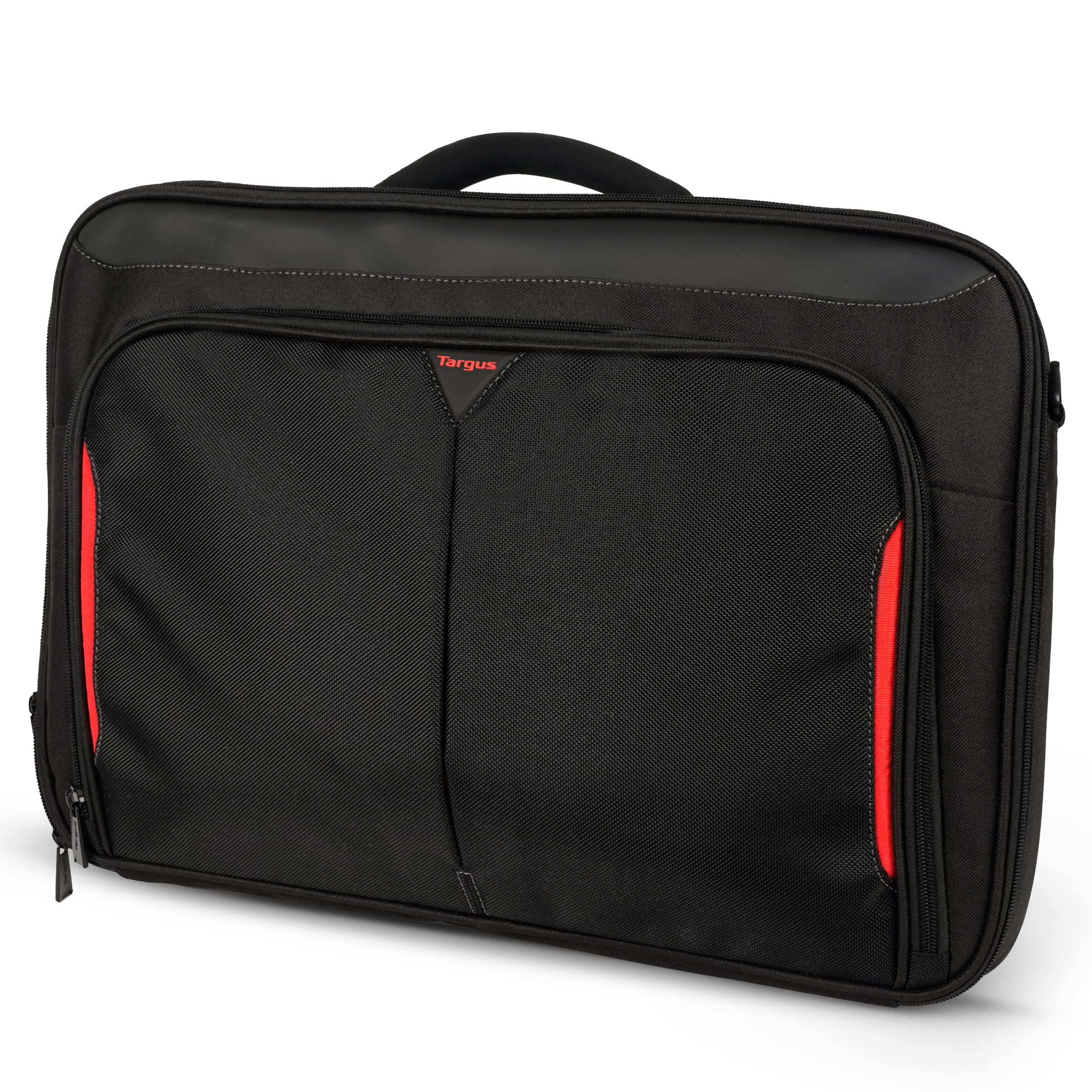 TARGUS sacoche Classic 17-18p Clamshell noire et rouge