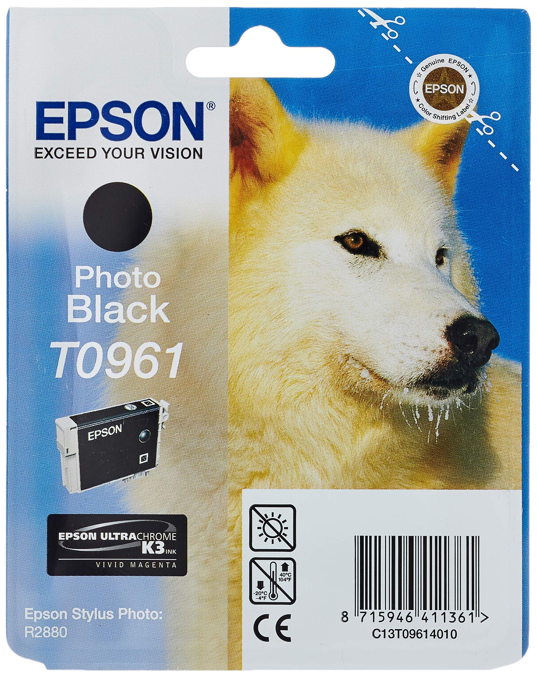 Cartouche EPSON C13T09614010 T0961 - Noir