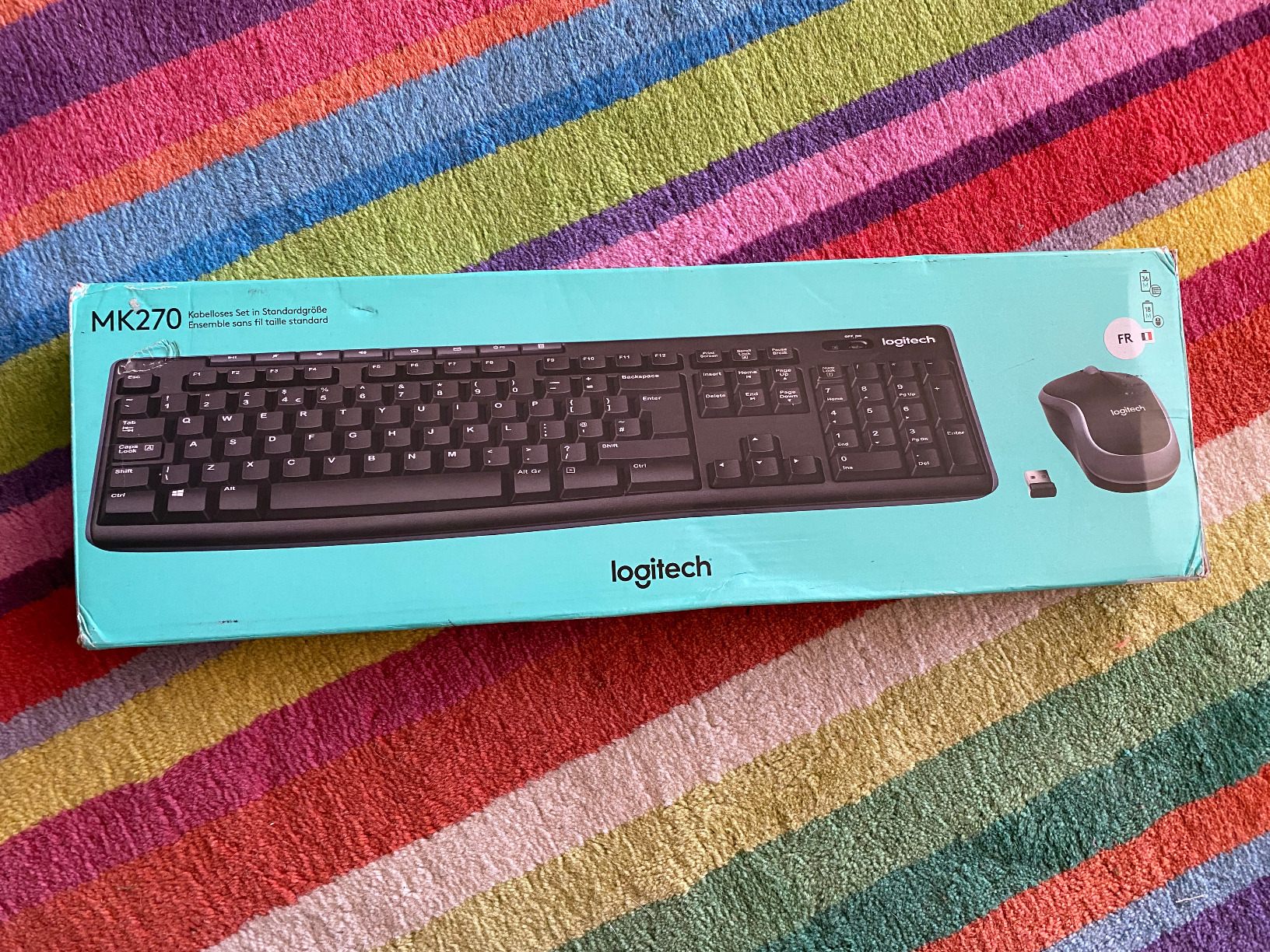 LOGITECH MK270 Wireless Combo black USB (FRA)